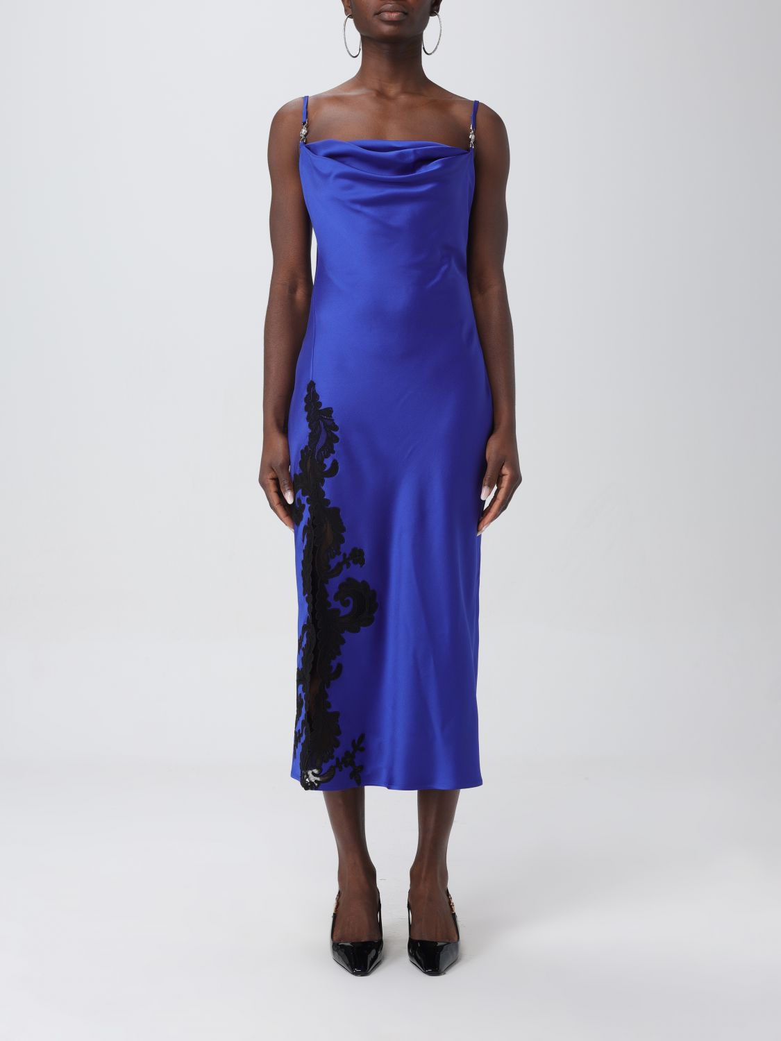 Versace Dress VERSACE Woman colour Sapphire