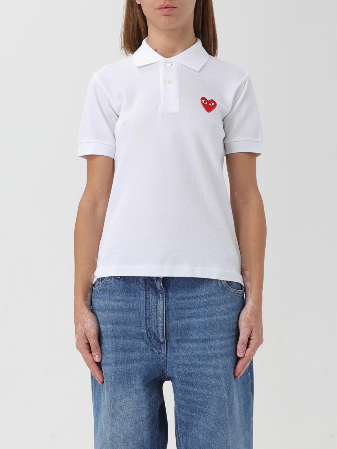 Comme Des Garçons Play Polo Shirt COMME DES GARCONS PLAY Woman colour White