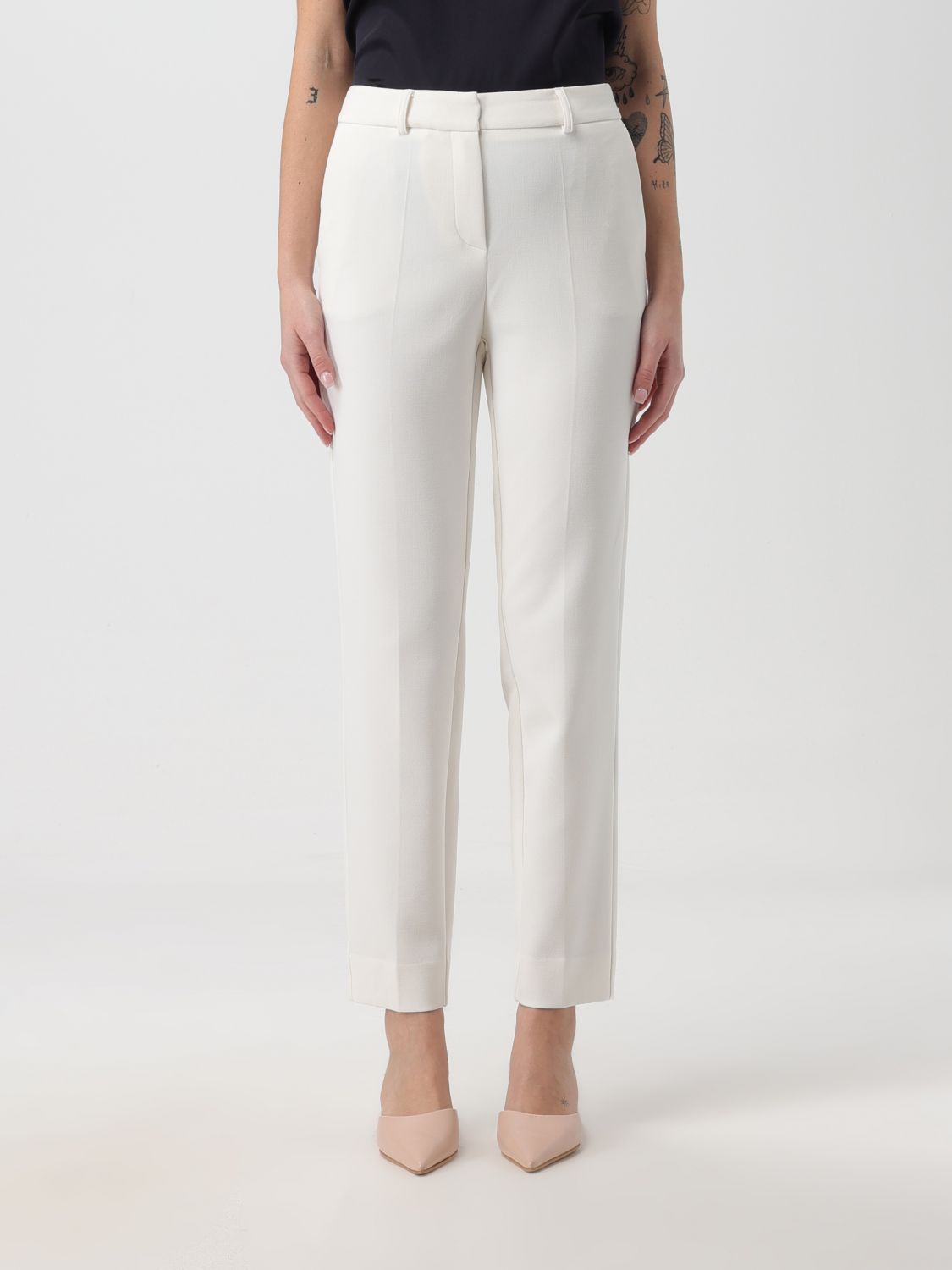 Simona Corsellini Trousers SIMONA CORSELLINI Woman colour White