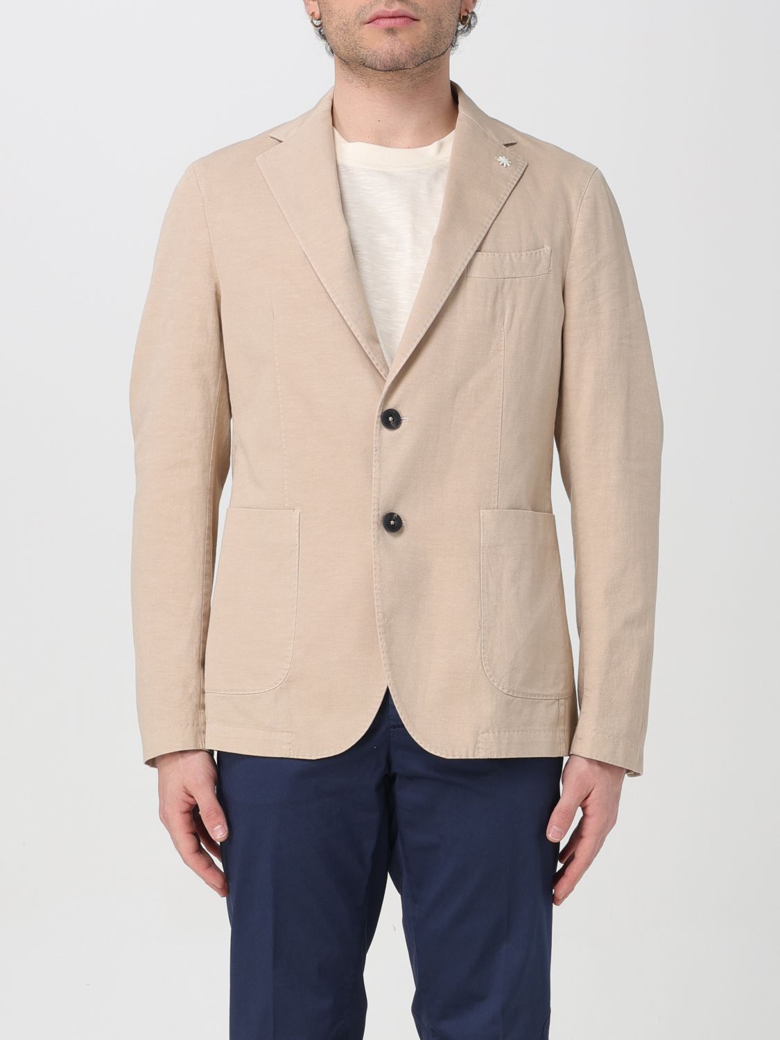 Manuel Ritz Blazer MANUEL RITZ Men colour Beige