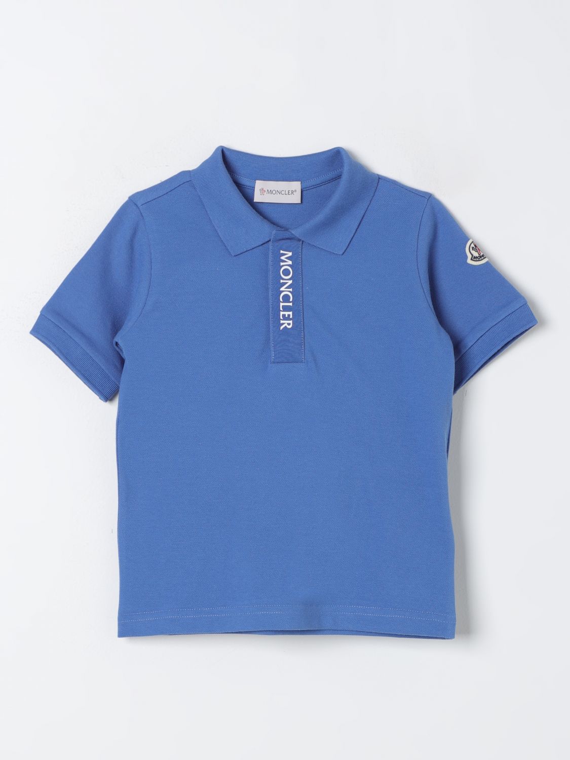 Moncler Polo Shirt MONCLER Kids colour Blue