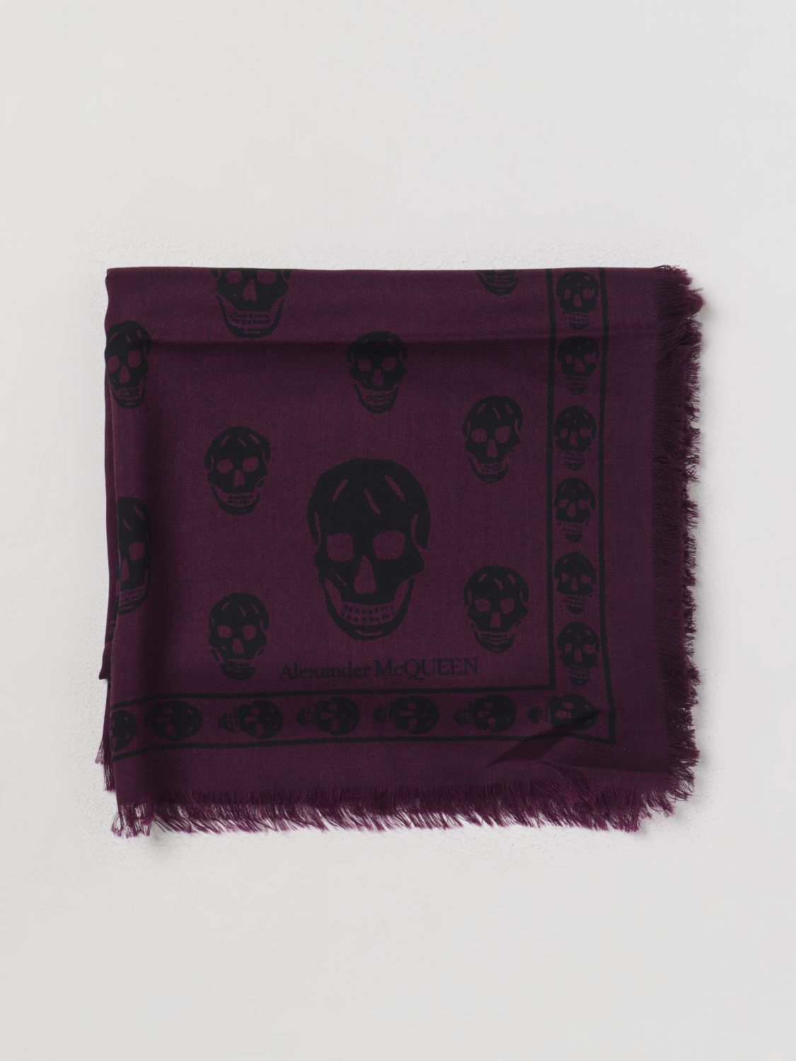 Alexander McQueen Scarf ALEXANDER MCQUEEN Woman colour Violet