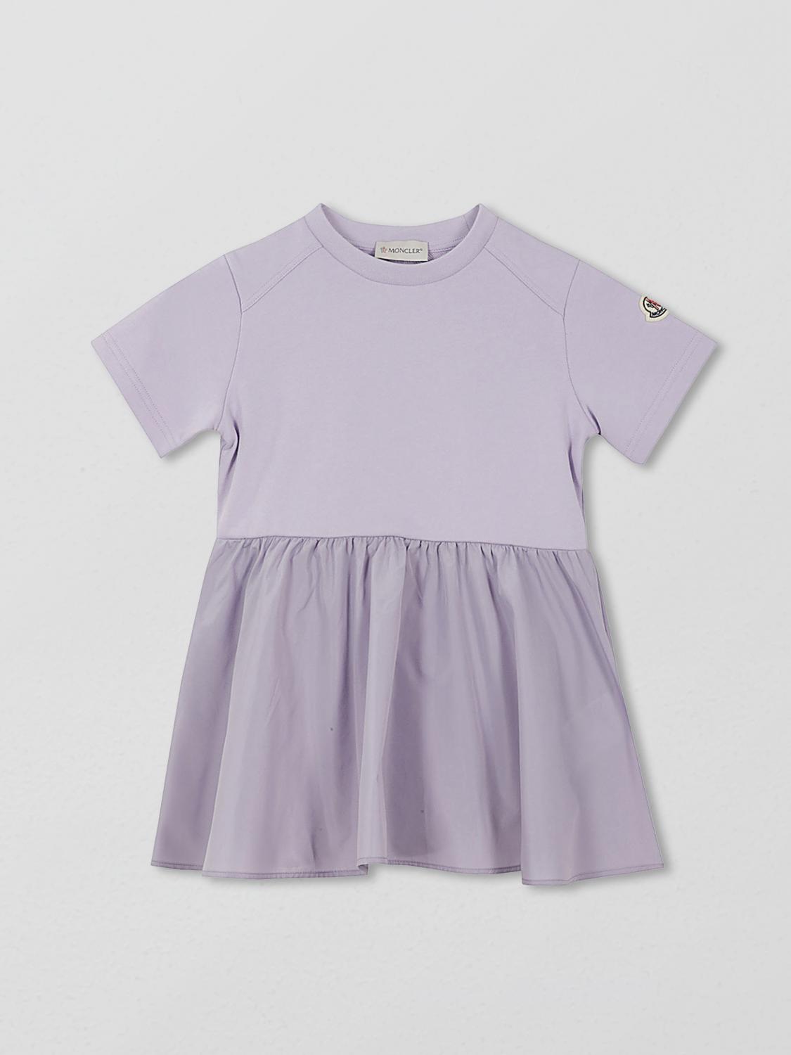 Moncler Dress MONCLER Kids color Lilac