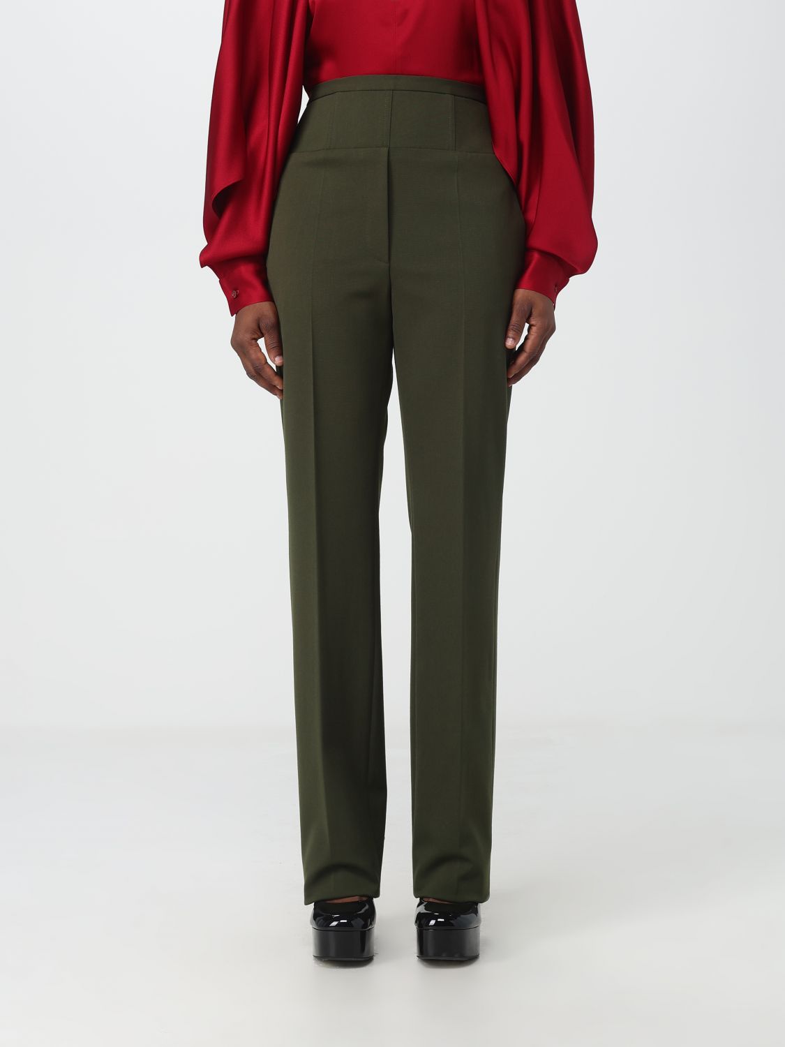 Del Core Trousers DEL CORE Woman colour Green