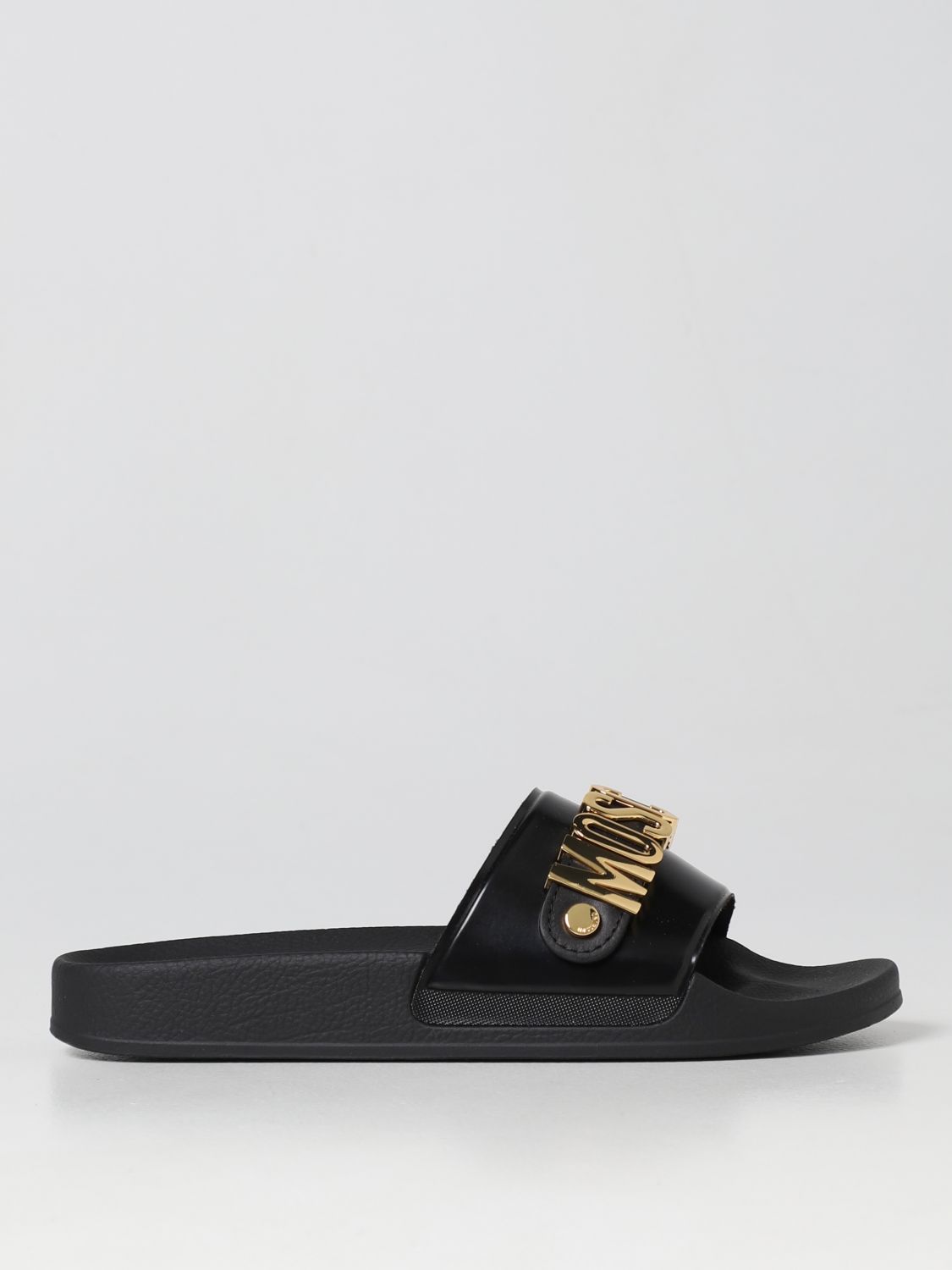 Moschino Couture Flat Sandals MOSCHINO COUTURE Woman colour Black