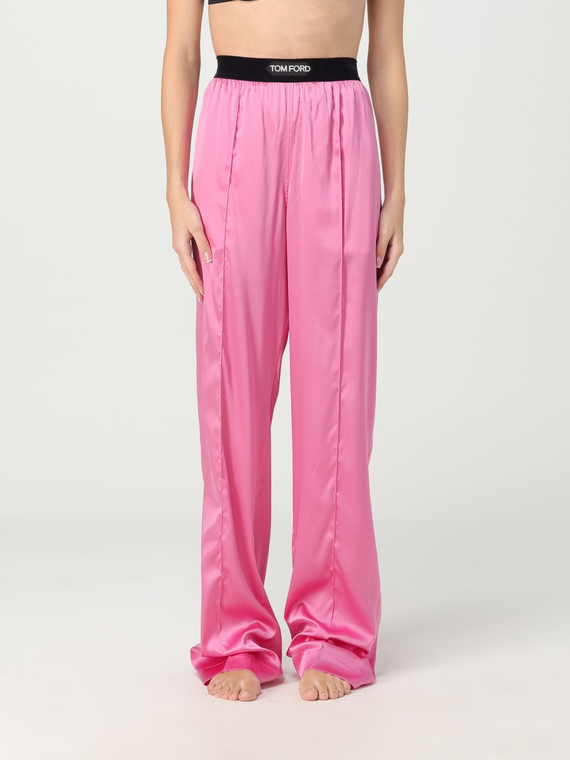 Tom Ford Trousers TOM FORD Woman colour Fuchsia