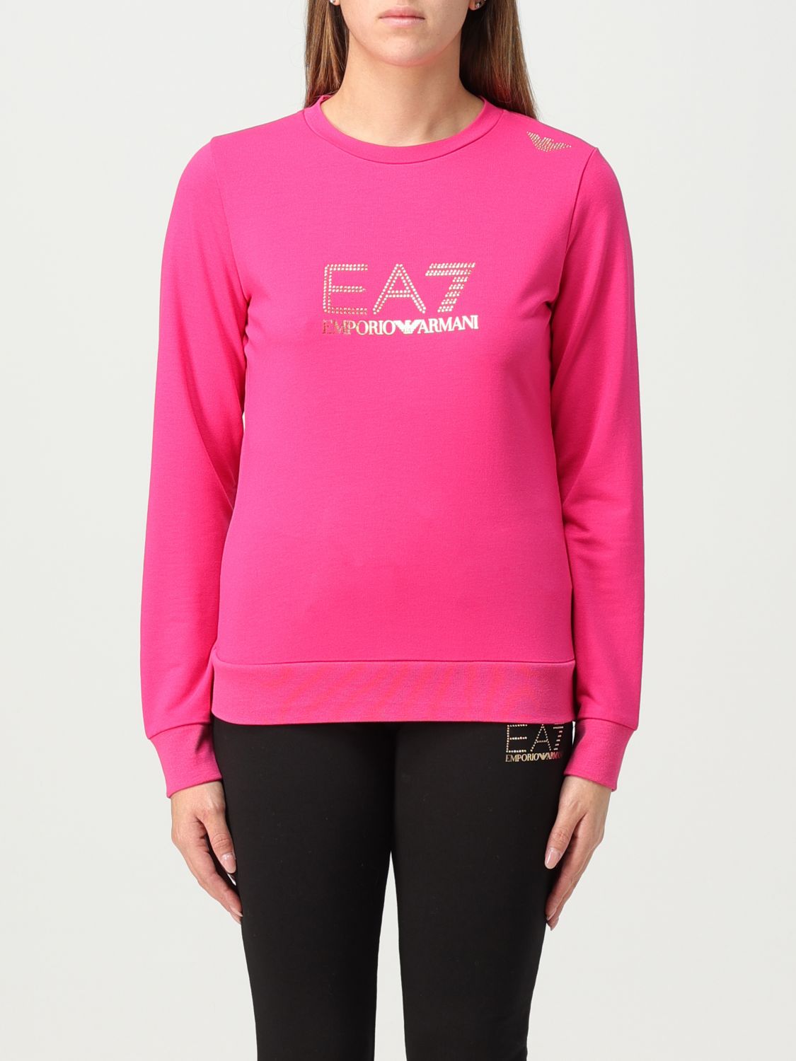 EA7 Jumper EA7 Woman colour Fuchsia