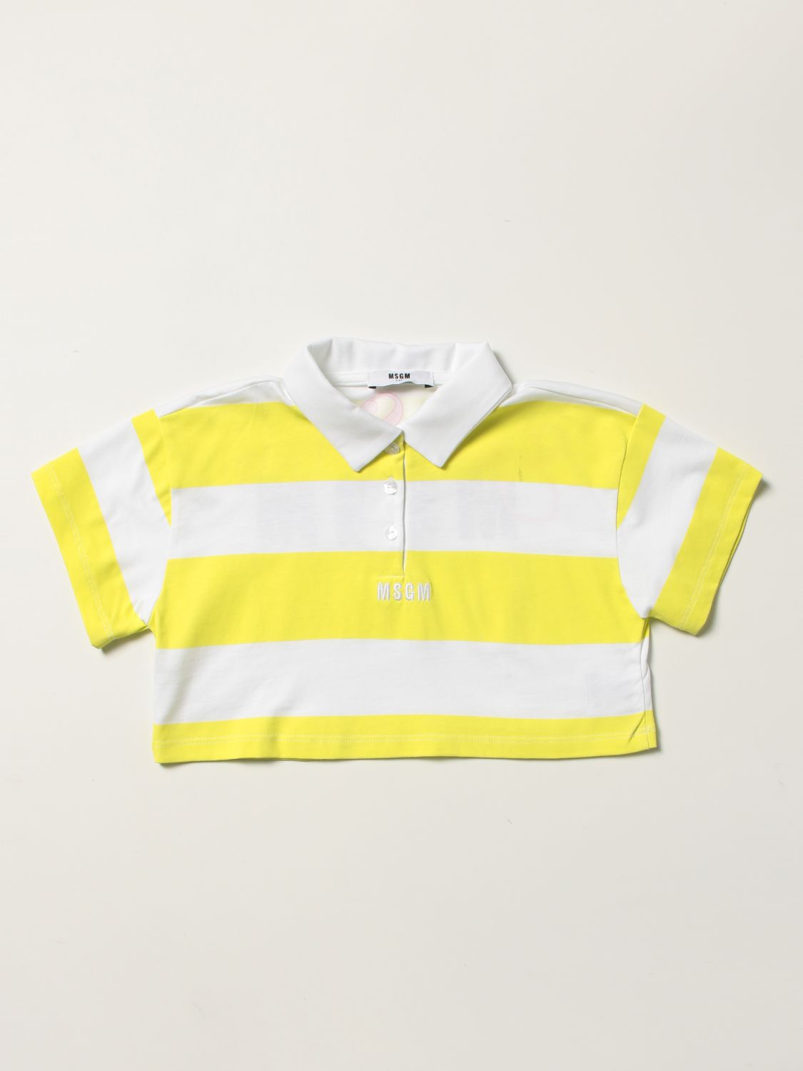 Msgm Kids Polo Shirt MSGM KIDS Kids colour Yellow