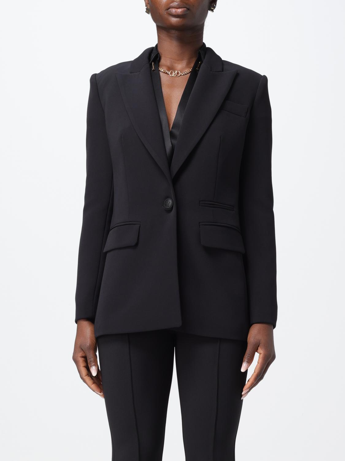 Elisabetta Franchi Blazer ELISABETTA FRANCHI Woman colour Black