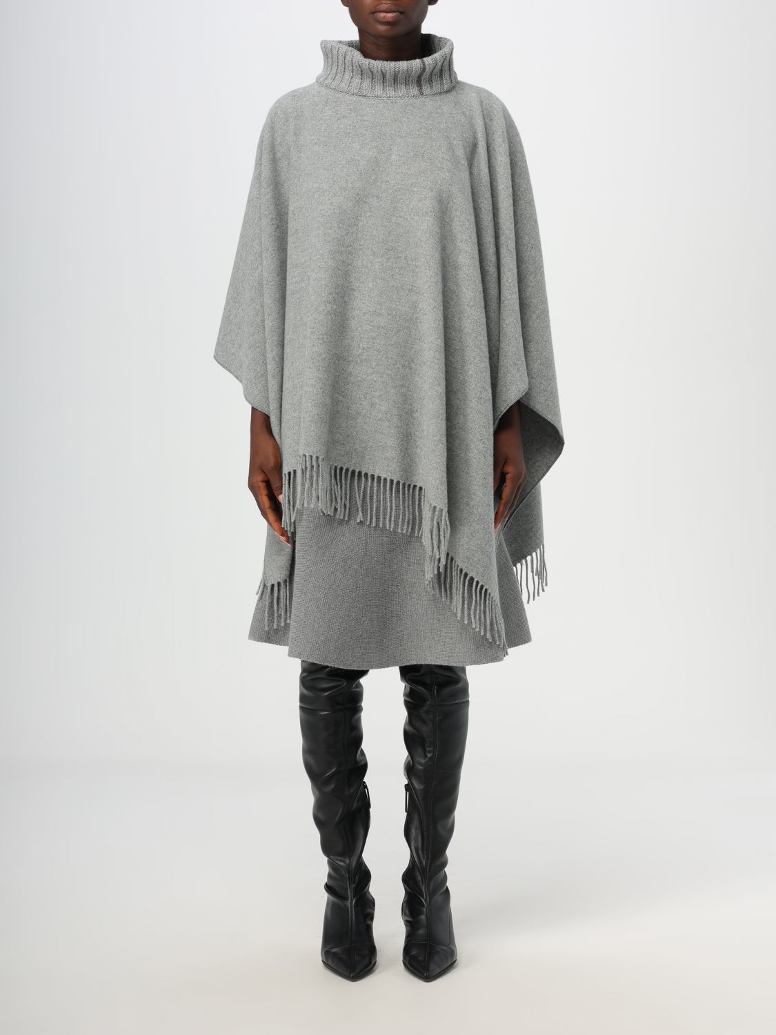 Fabiana Filippi Cloak FABIANA FILIPPI Woman colour Grey