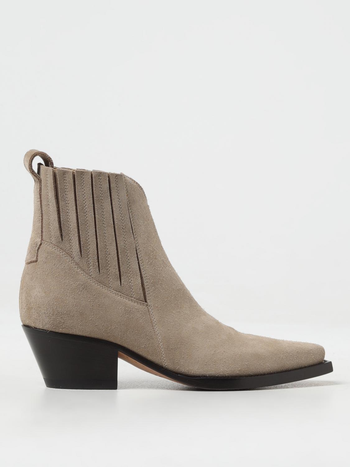 Buttero Flat Ankle Boots BUTTERO Woman colour Sand