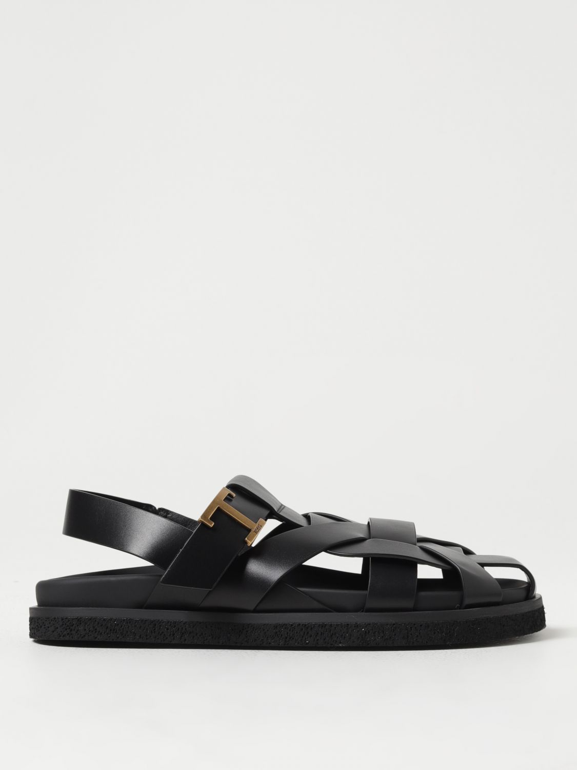 Tod's Flat Sandals TOD'S Woman colour Black