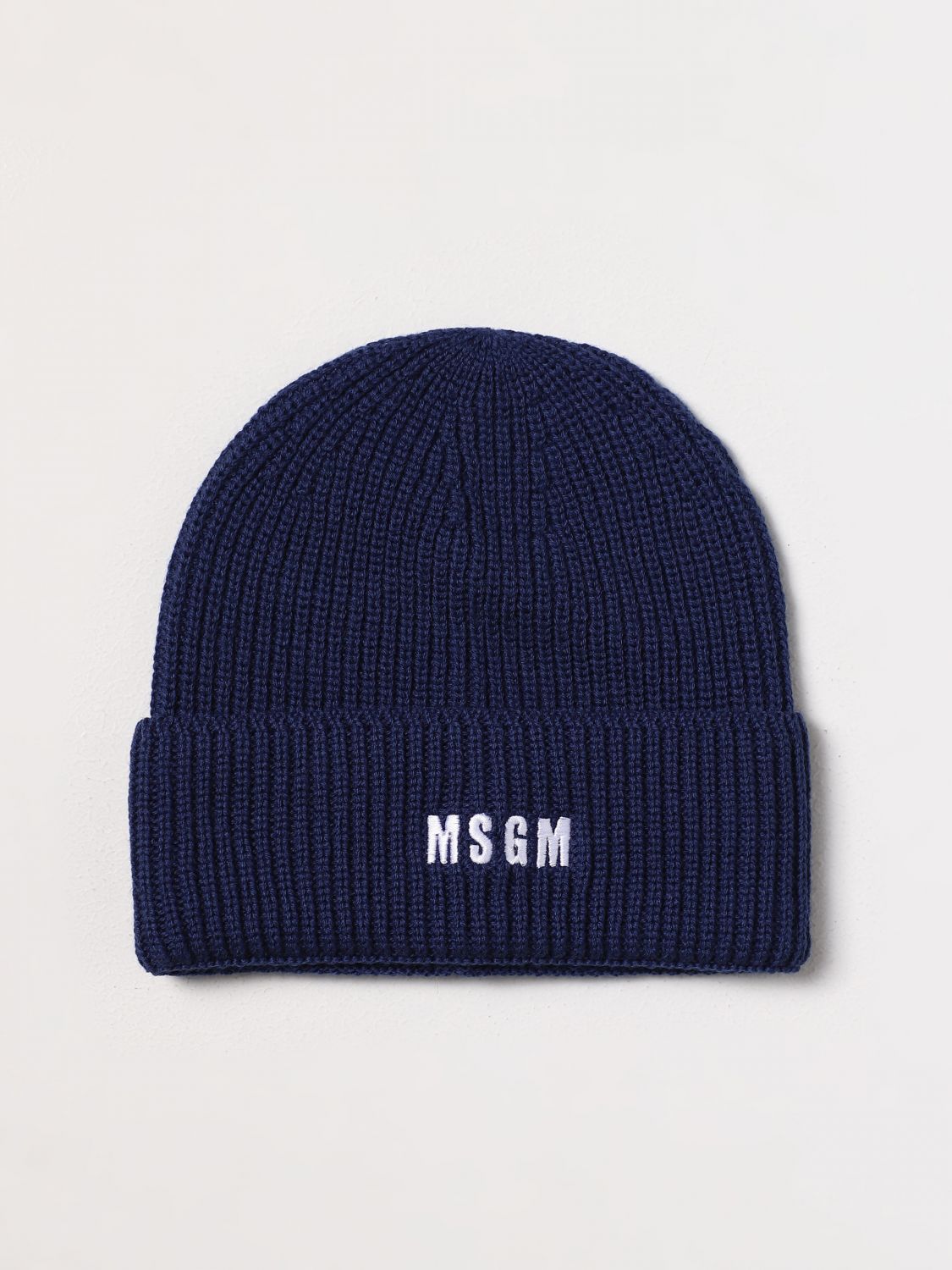 Msgm Hat MSGM Men colour Blue