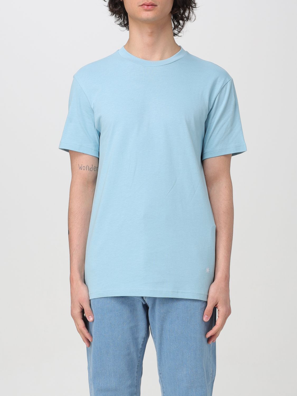 Manuel Ritz T-Shirt MANUEL RITZ Men colour Sky Blue