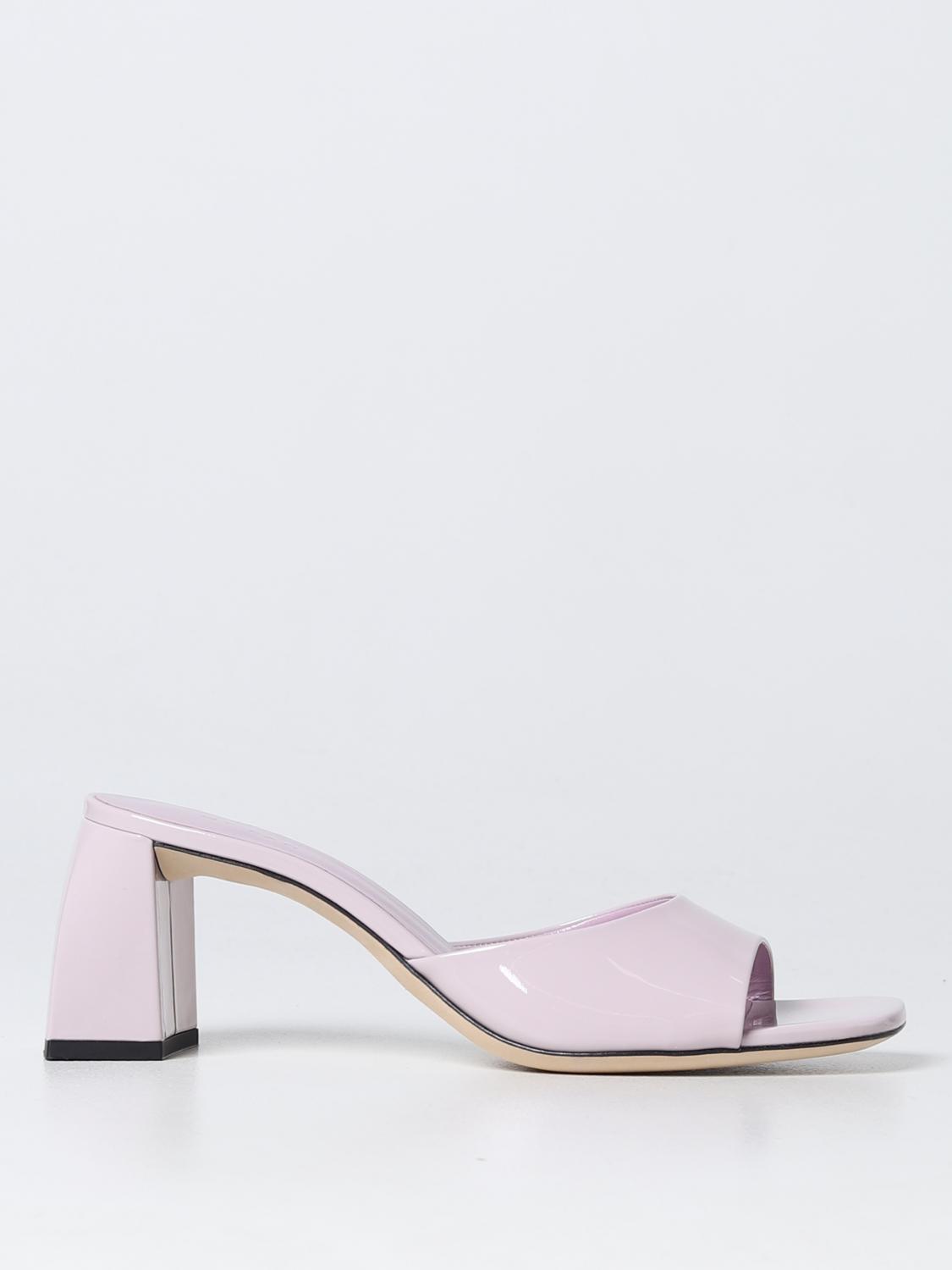 BY FAR Heeled Sandals BY FAR Woman colour Lilac