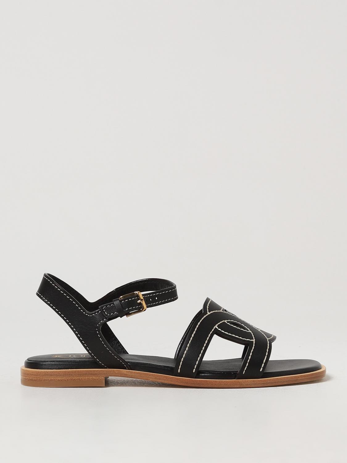 Tod's Flat Sandals TOD'S Woman color Black