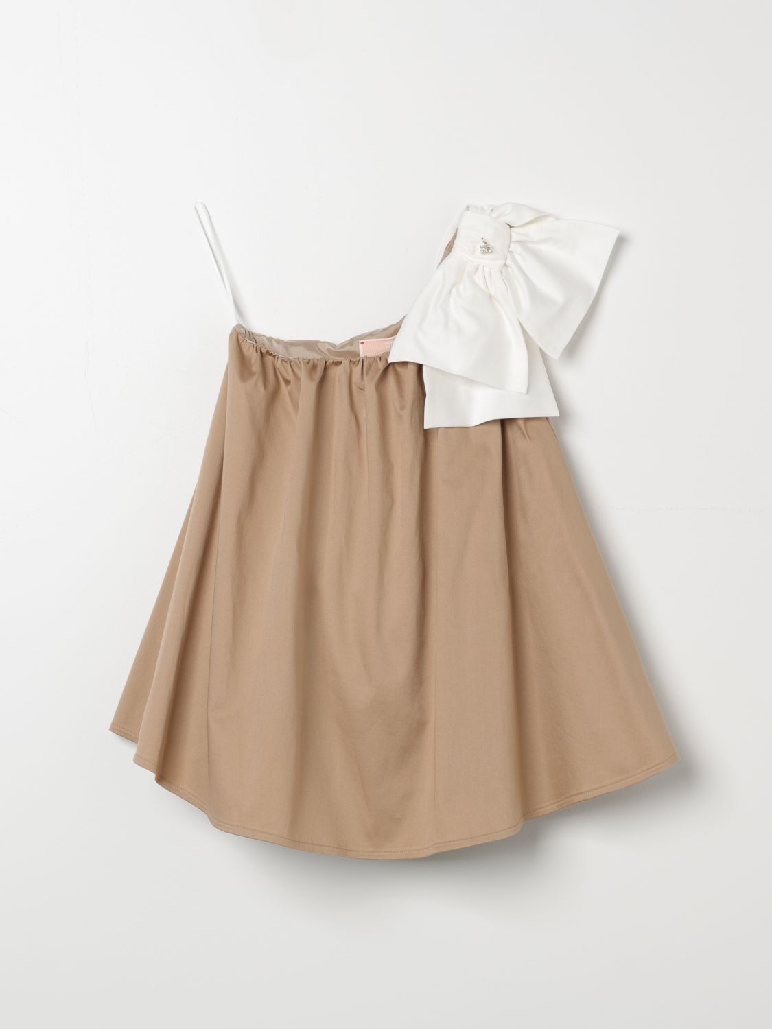 Elisabetta Franchi La Mia Bambina Dress ELISABETTA FRANCHI LA MIA BAMBINA Kids colour Sand