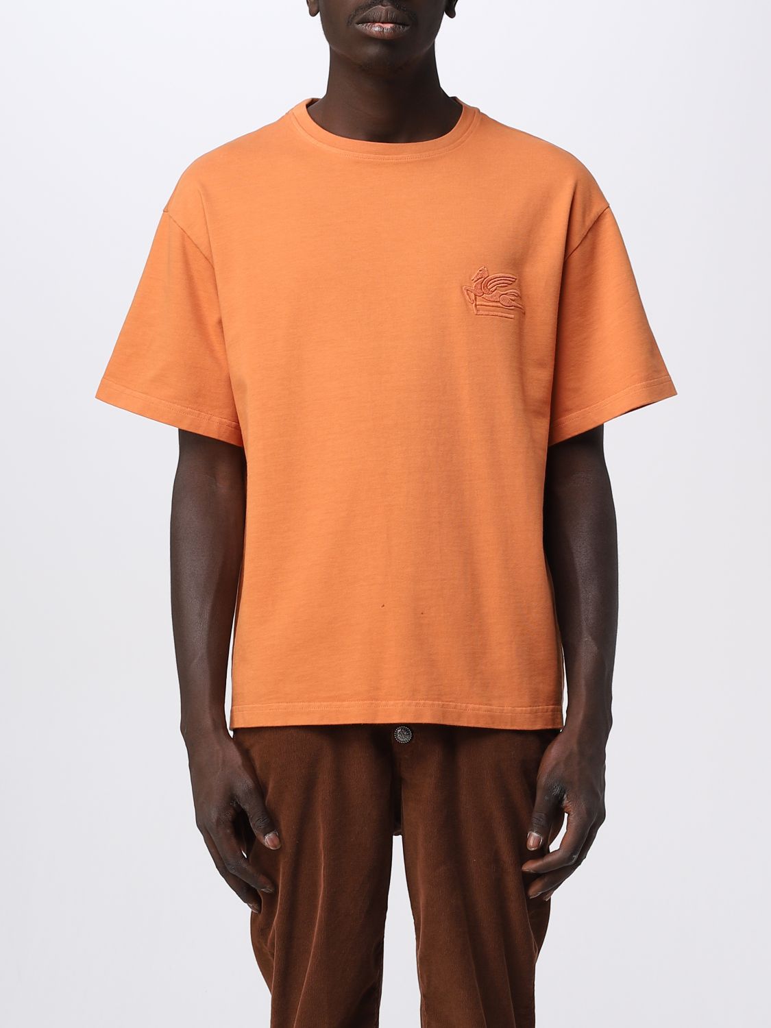 Etro T-Shirt ETRO Men colour Tangerine