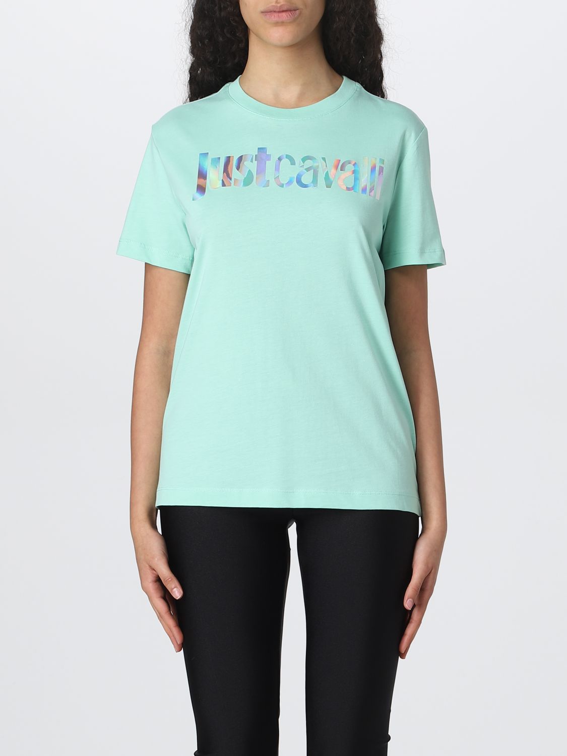 Just Cavalli T-Shirt JUST CAVALLI Woman colour Green