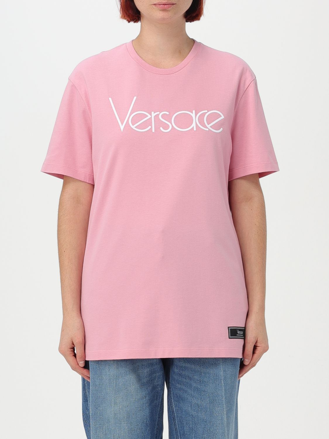 Versace T-Shirt VERSACE Woman colour Pink