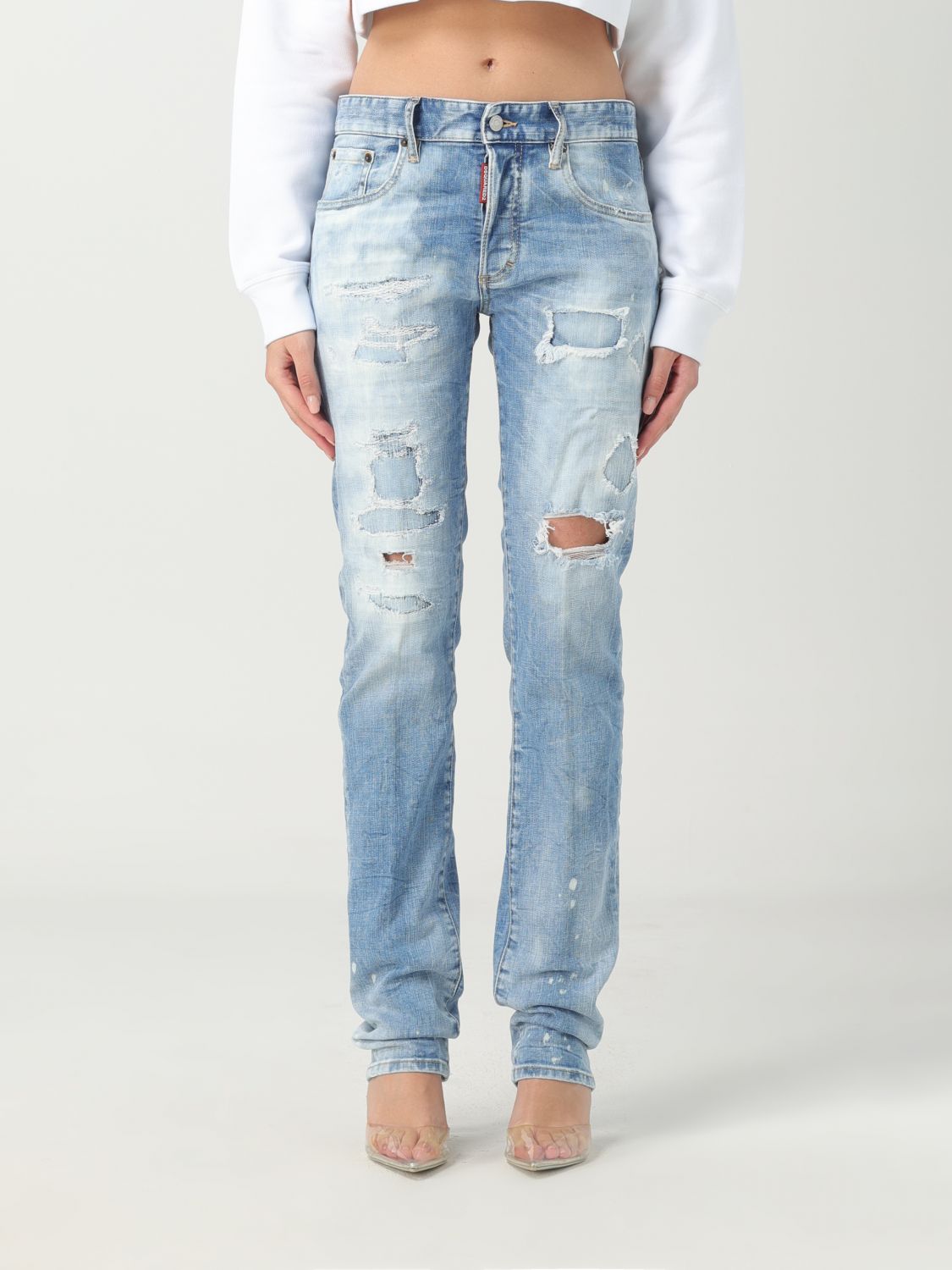 Dsquared2 Trousers DSQUARED2 Woman colour Denim