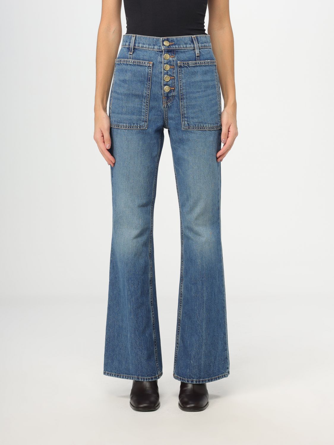 Ulla Johnson Jeans ULLA JOHNSON Woman colour Blue