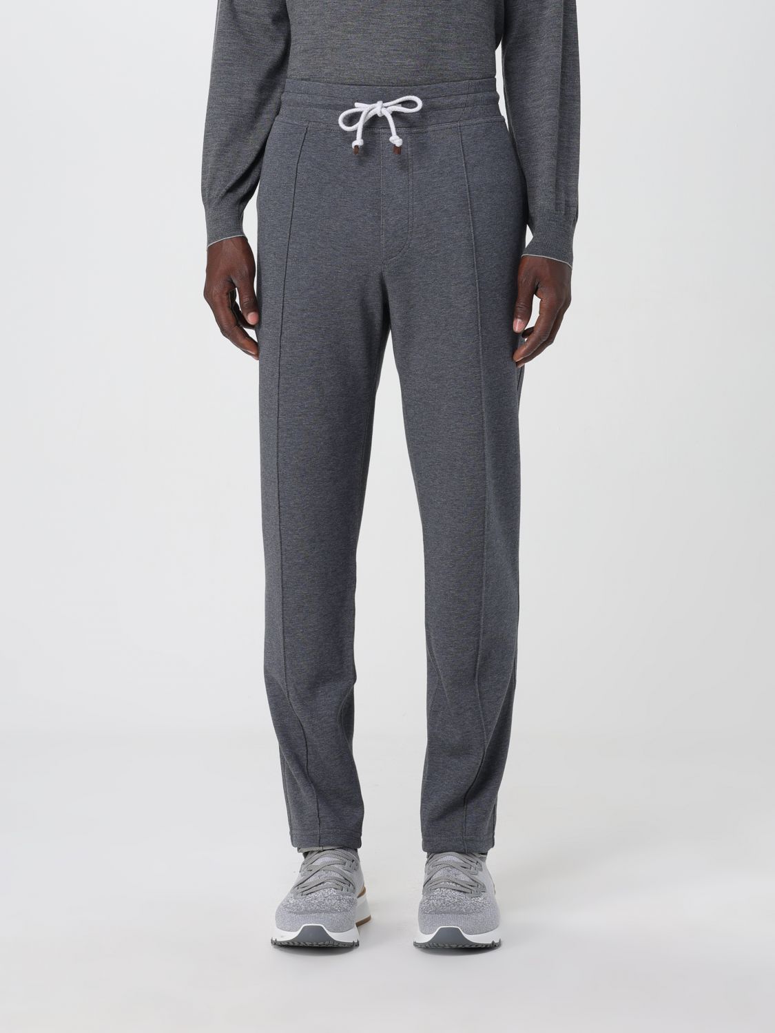 Brunello Cucinelli Trousers BRUNELLO CUCINELLI Men colour Grey