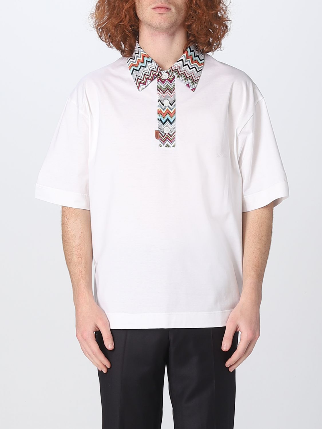 Missoni Polo Shirt MISSONI Men colour White