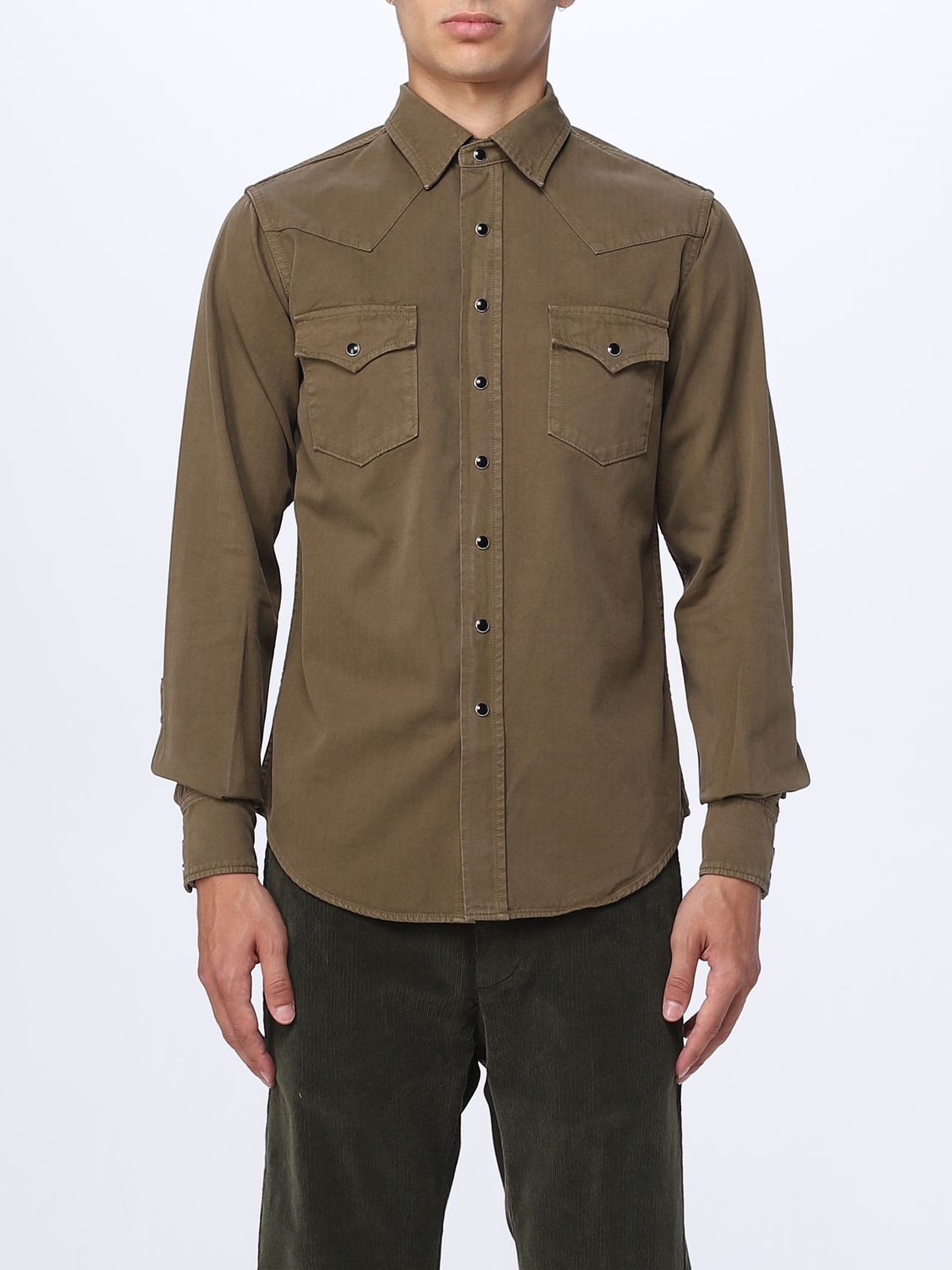 Saint Laurent Shirt SAINT LAURENT Men colour Green