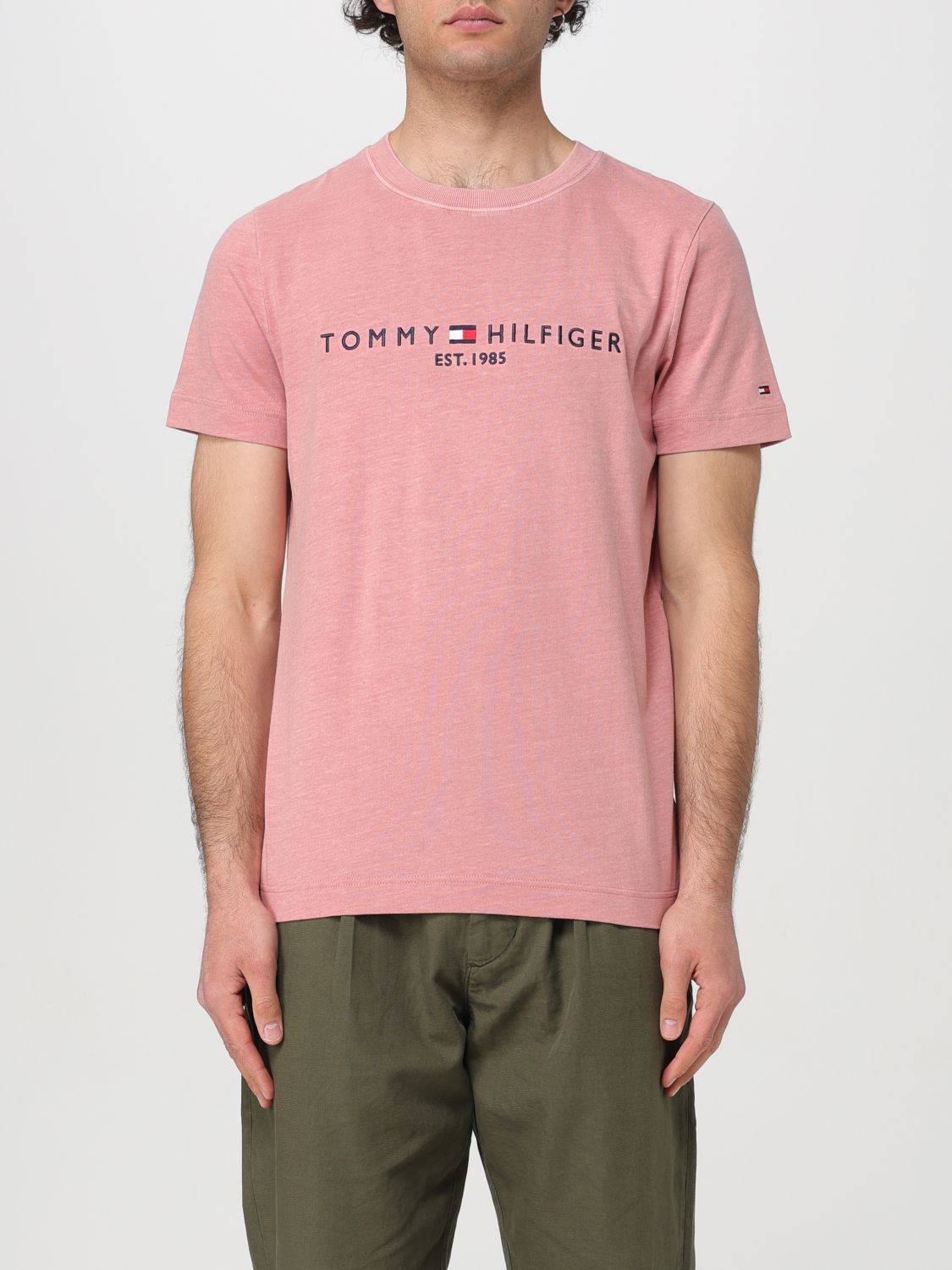 Tommy Hilfiger T-Shirt TOMMY HILFIGER Men colour Pink