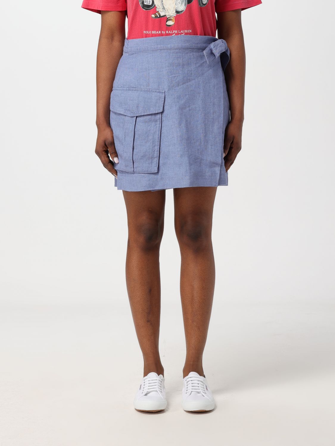 Polo Ralph Lauren Skirt POLO RALPH LAUREN Woman colour Blue