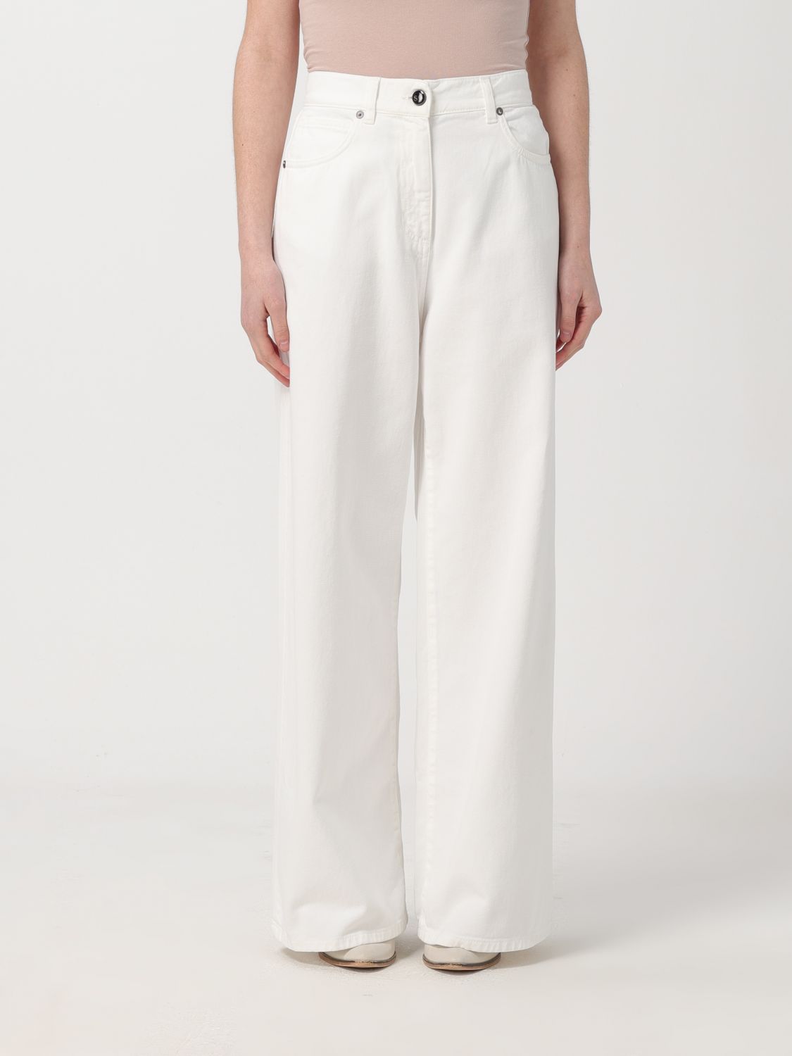 Semicouture Jeans SEMICOUTURE Woman colour White