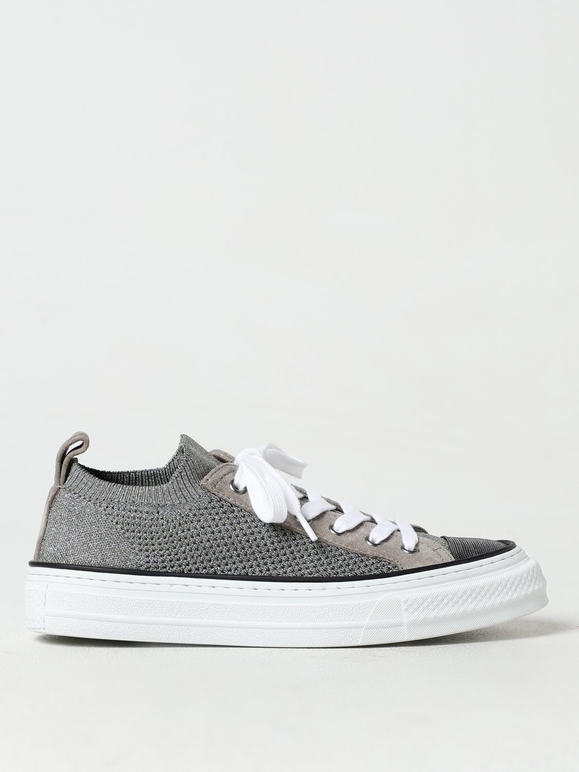 Brunello Cucinelli Sneakers BRUNELLO CUCINELLI Woman color Silver