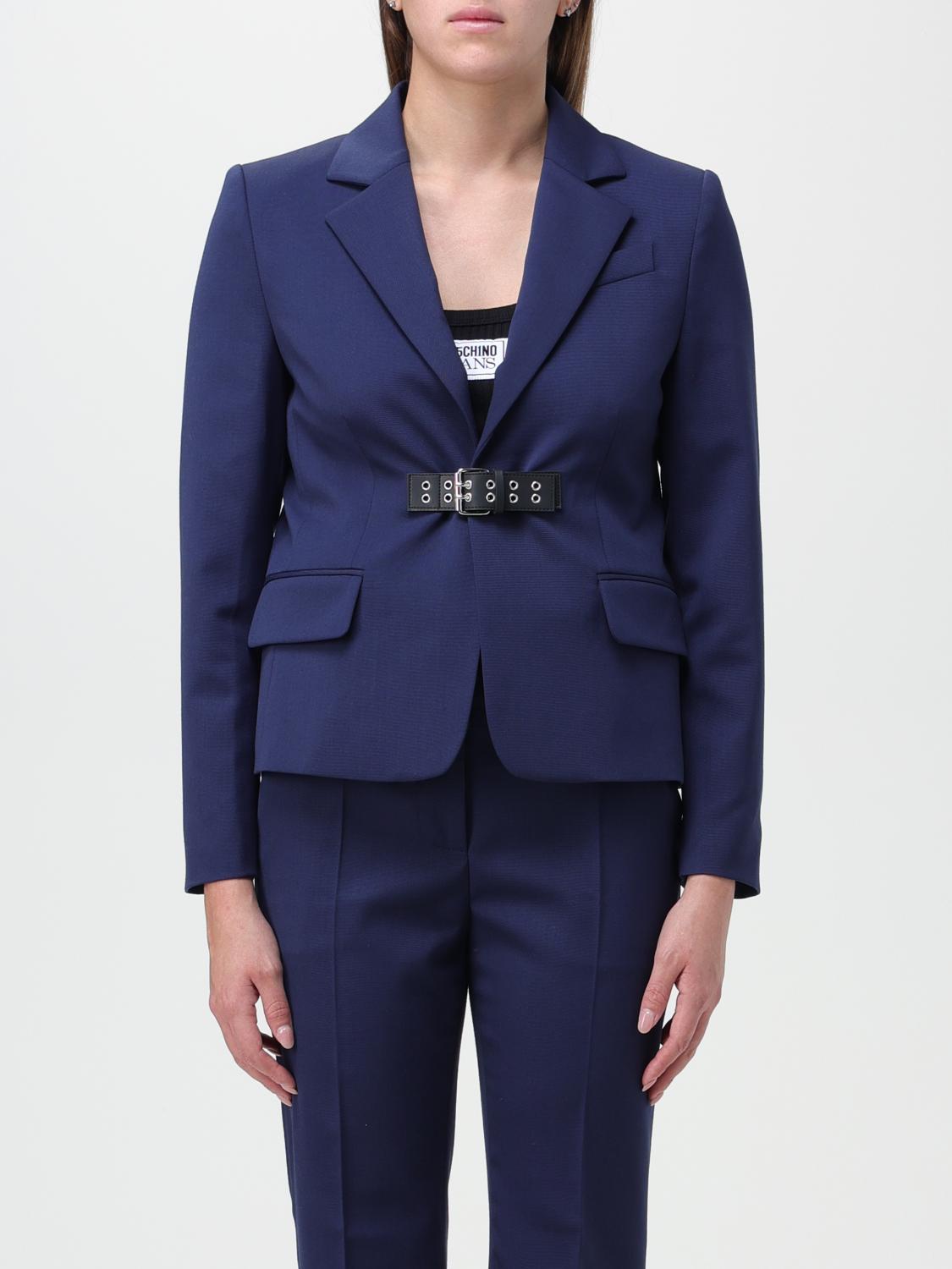 Moschino Jeans Blazer MOSCHINO JEANS Woman colour Blue