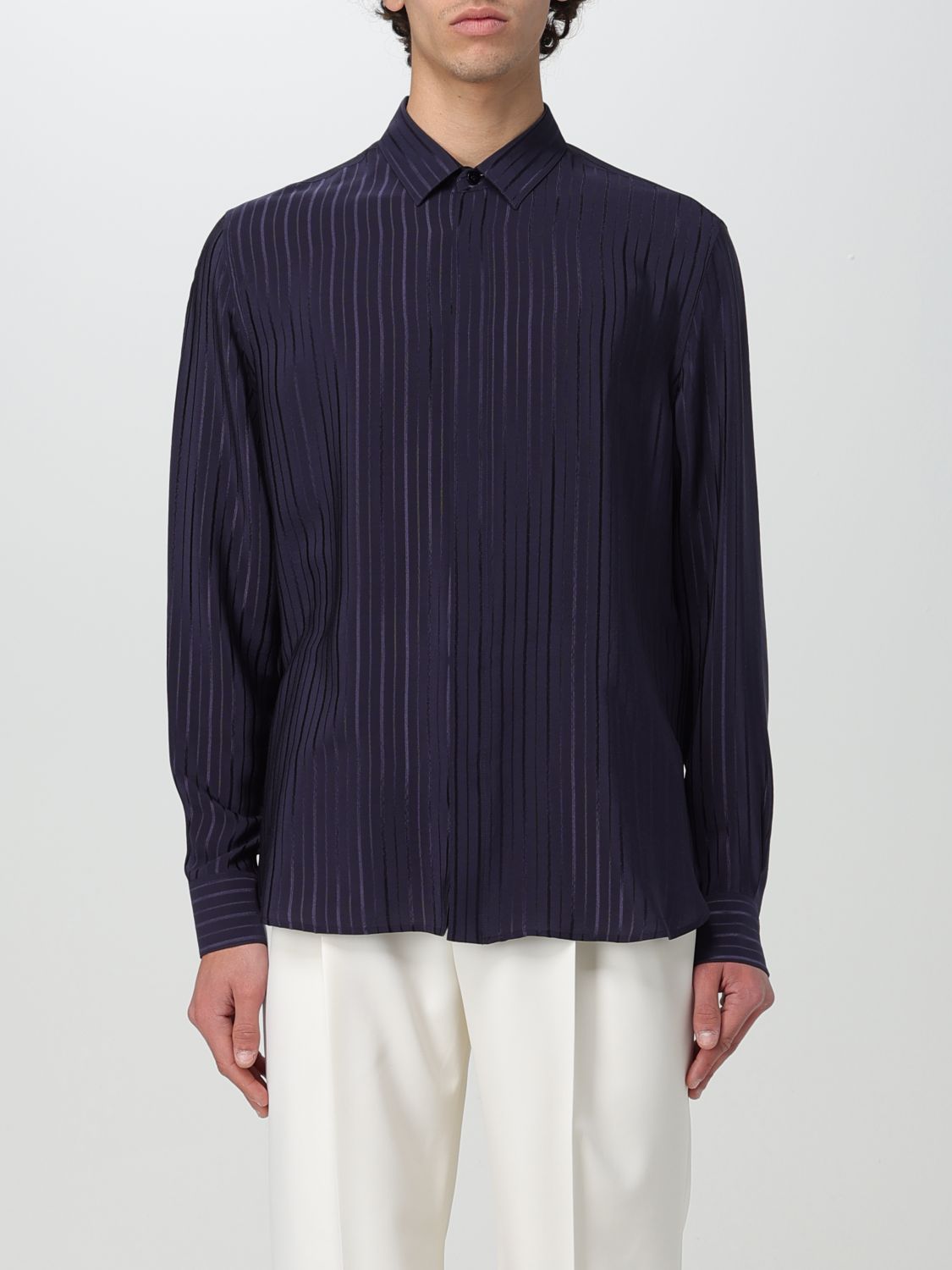 Saint Laurent Shirt SAINT LAURENT Men colour Marine