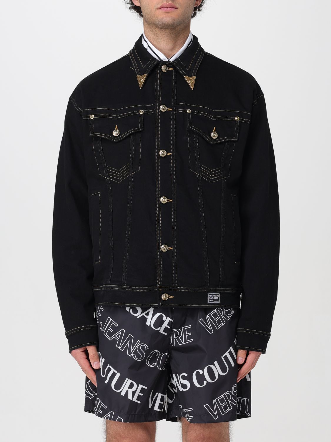 Versace Jeans Couture Jacket VERSACE JEANS COUTURE Men color Black