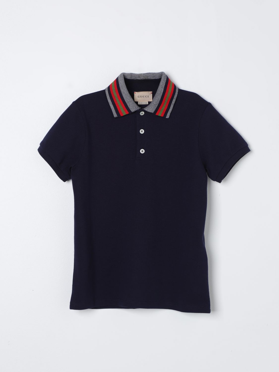 Gucci Polo Shirt GUCCI Kids colour Blue