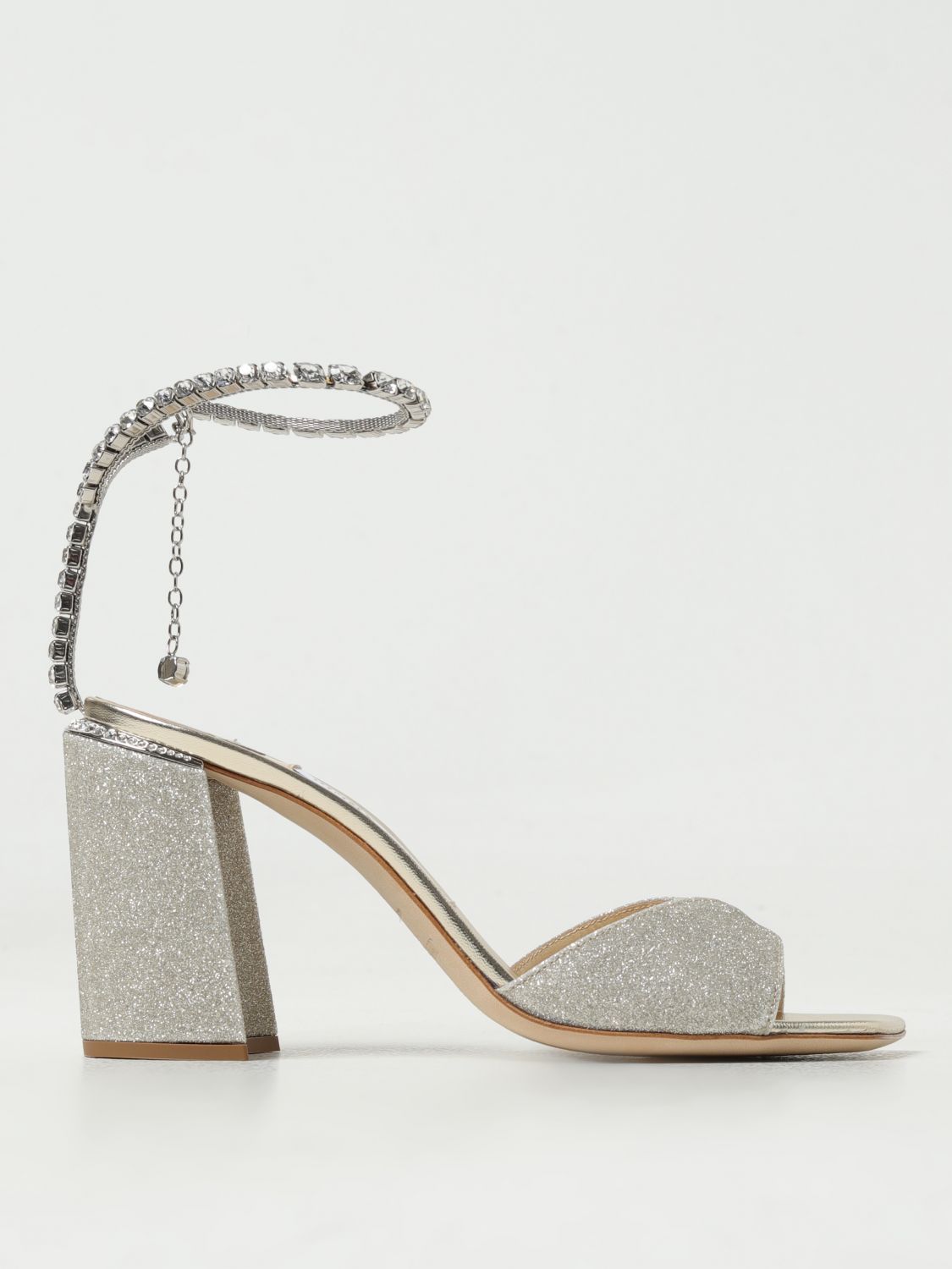 Jimmy Choo Heeled Sandals JIMMY CHOO Woman colour Silver