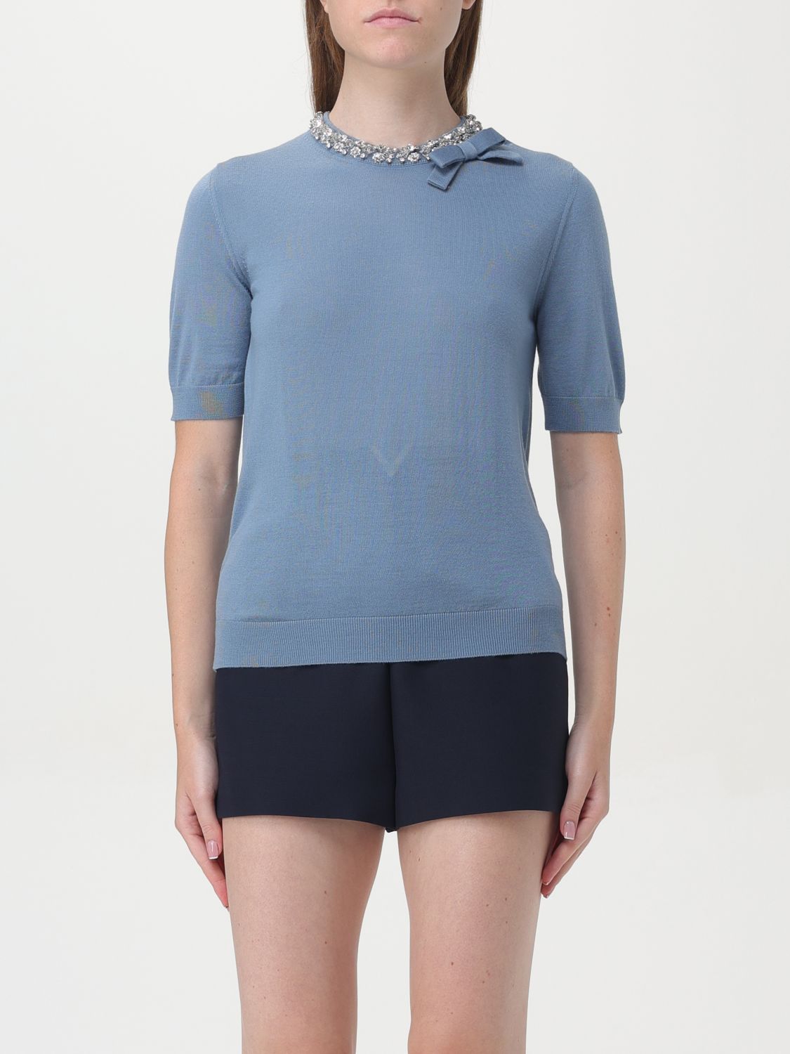 Valentino Sweater VALENTINO Woman color Blue