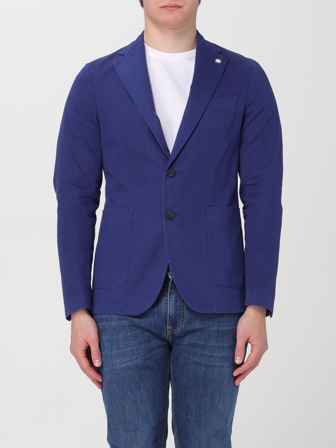 Manuel Ritz Blazer MANUEL RITZ Men colour Blue 1