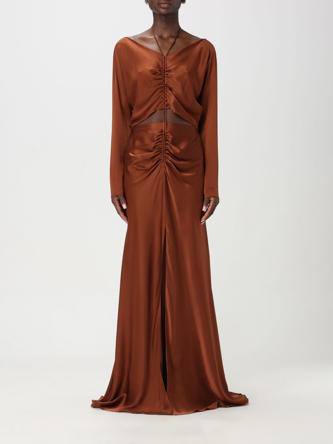 Alberta Ferretti Dress ALBERTA FERRETTI Woman colour Brown