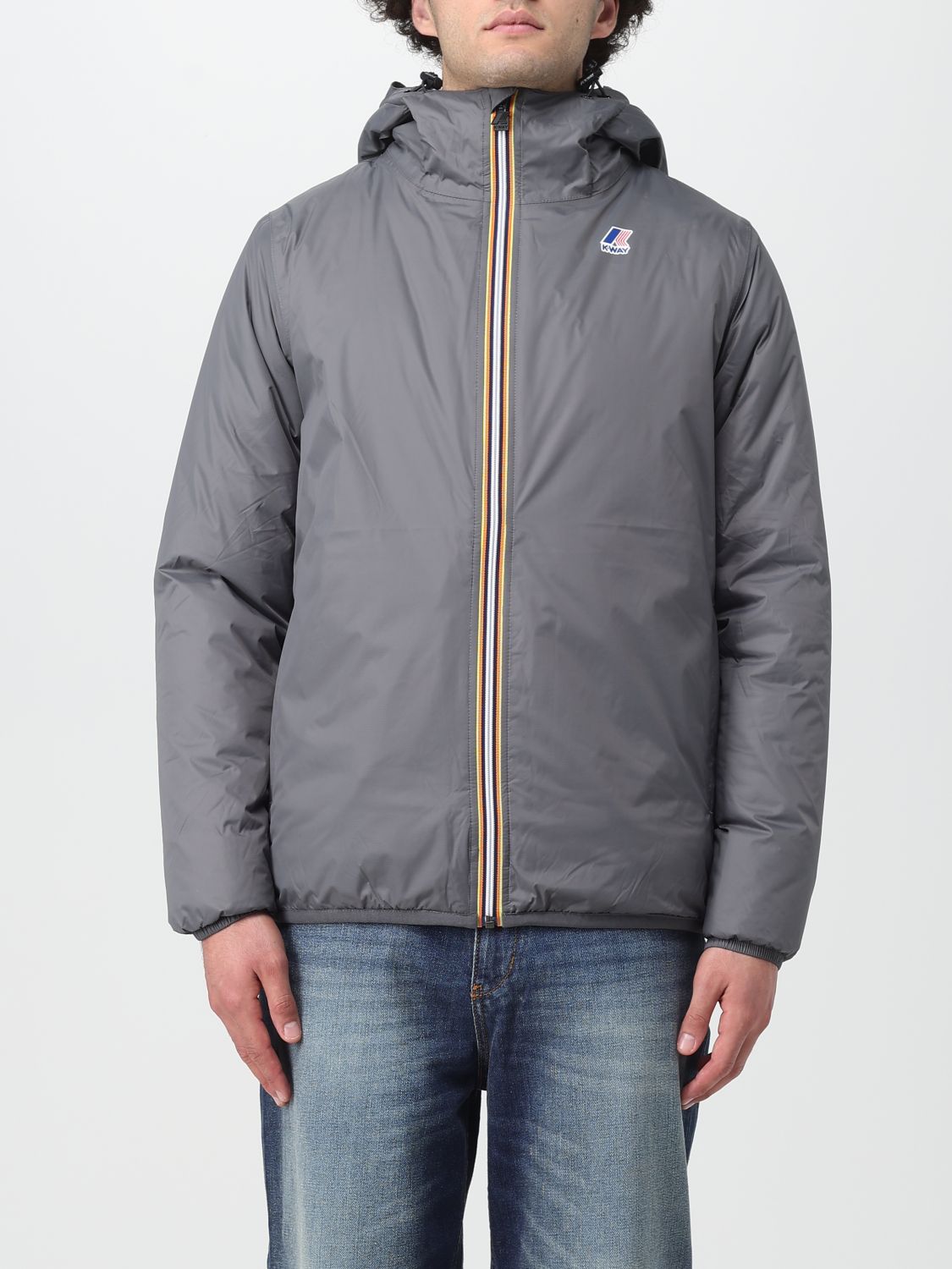 K-Way Jacket K-WAY Men colour Grey