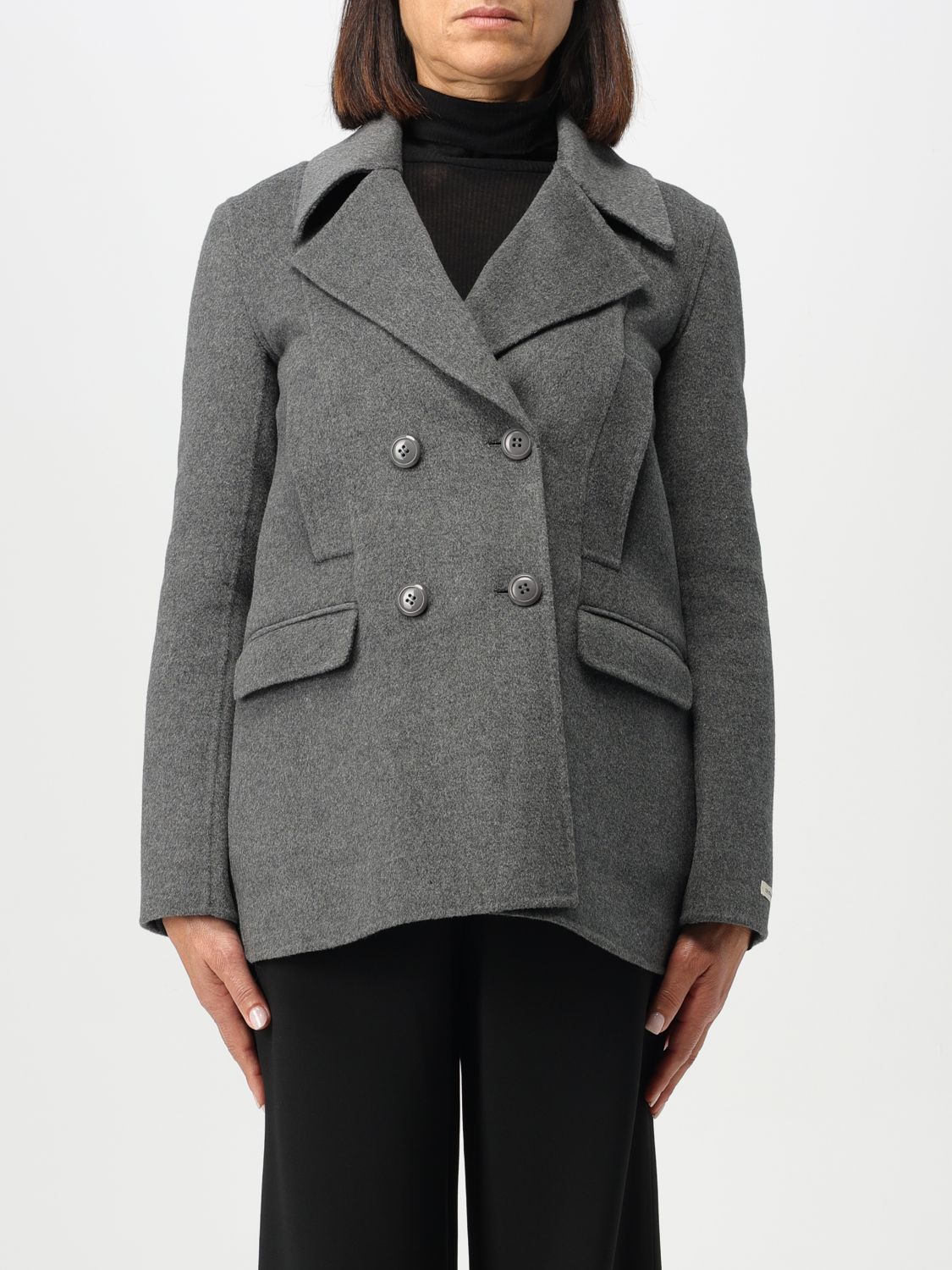 Palto' Coat PALTO' Woman colour Grey