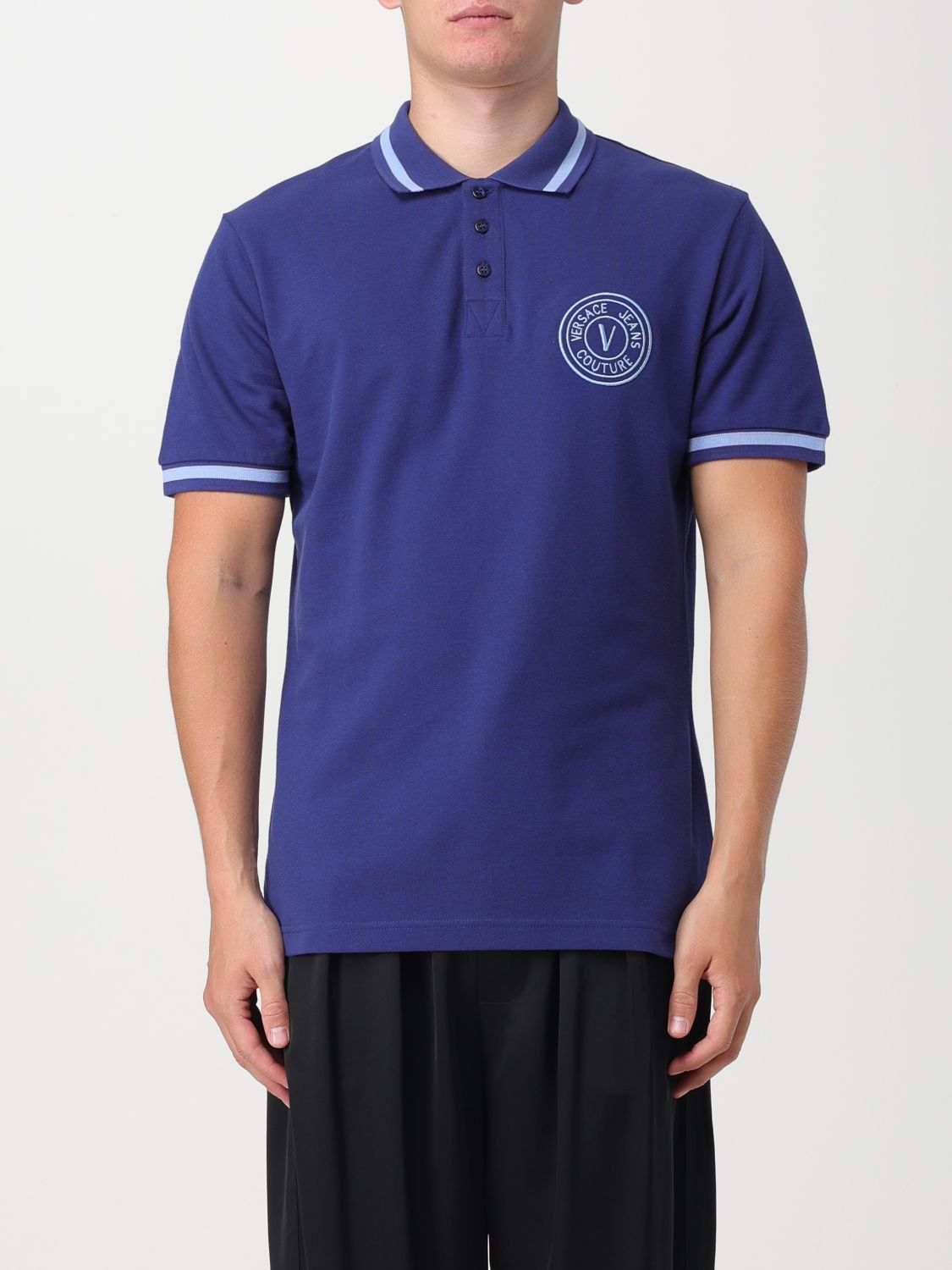 Versace Jeans Couture Polo Shirt VERSACE JEANS COUTURE Men colour Blue