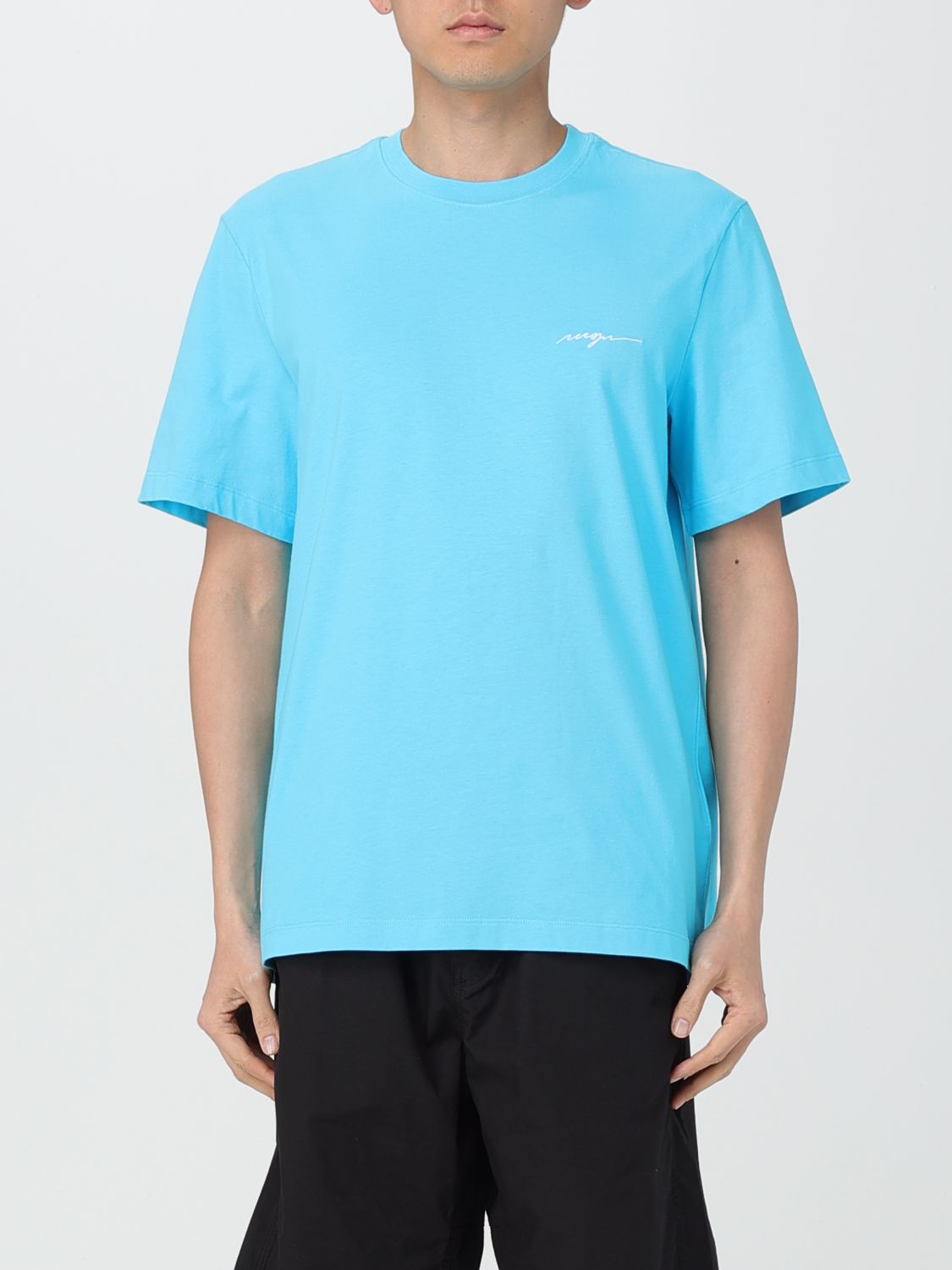 Msgm T-Shirt MSGM Men colour Turquoise