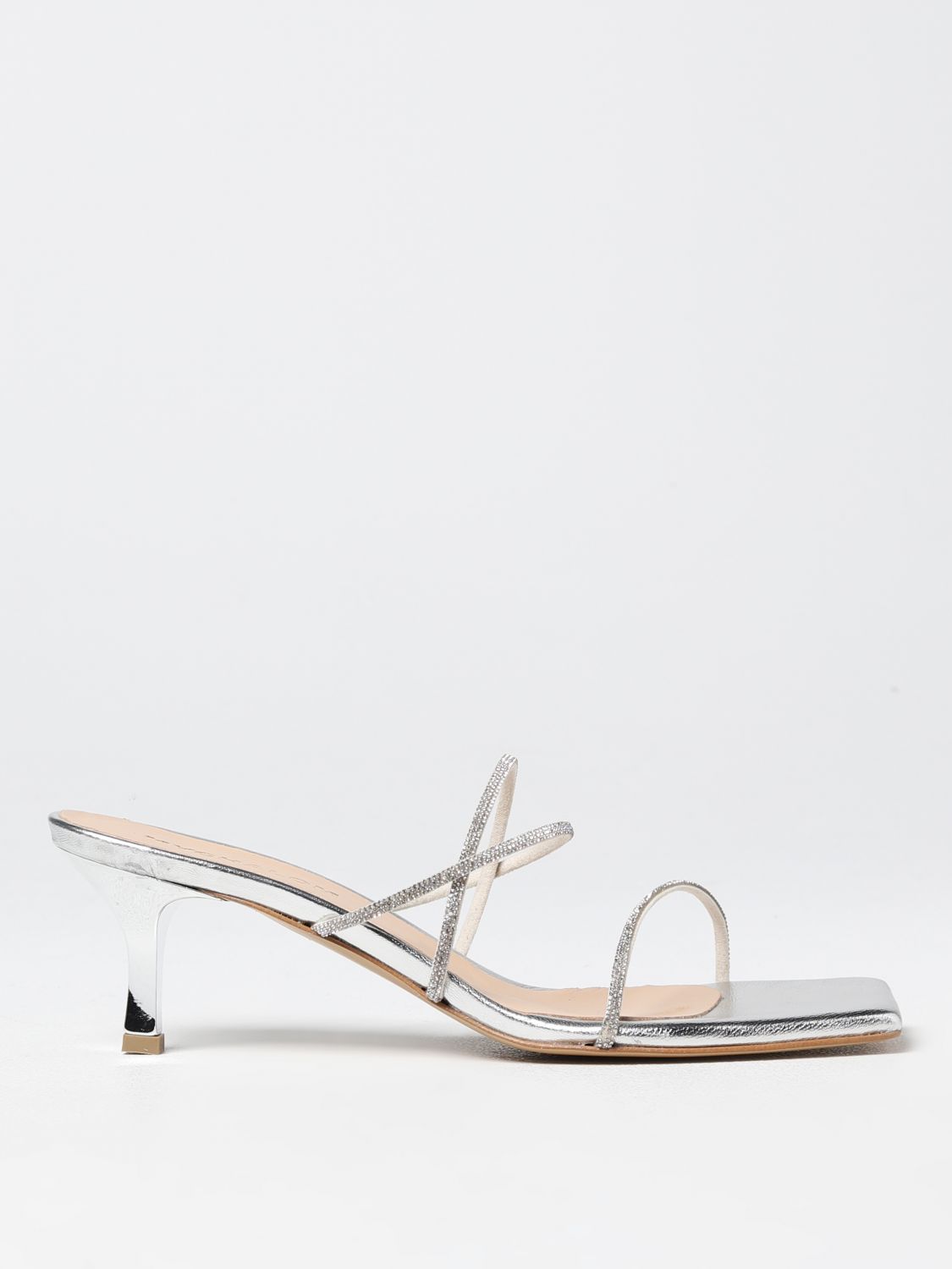 My Chalom Heeled Sandals MY CHALOM Woman colour Silver