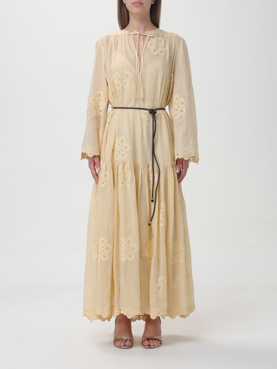 Zimmermann Dress ZIMMERMANN Woman colour Beige