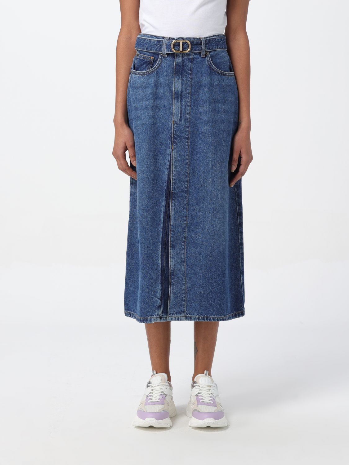 Twinset Skirt TWINSET Woman colour Denim