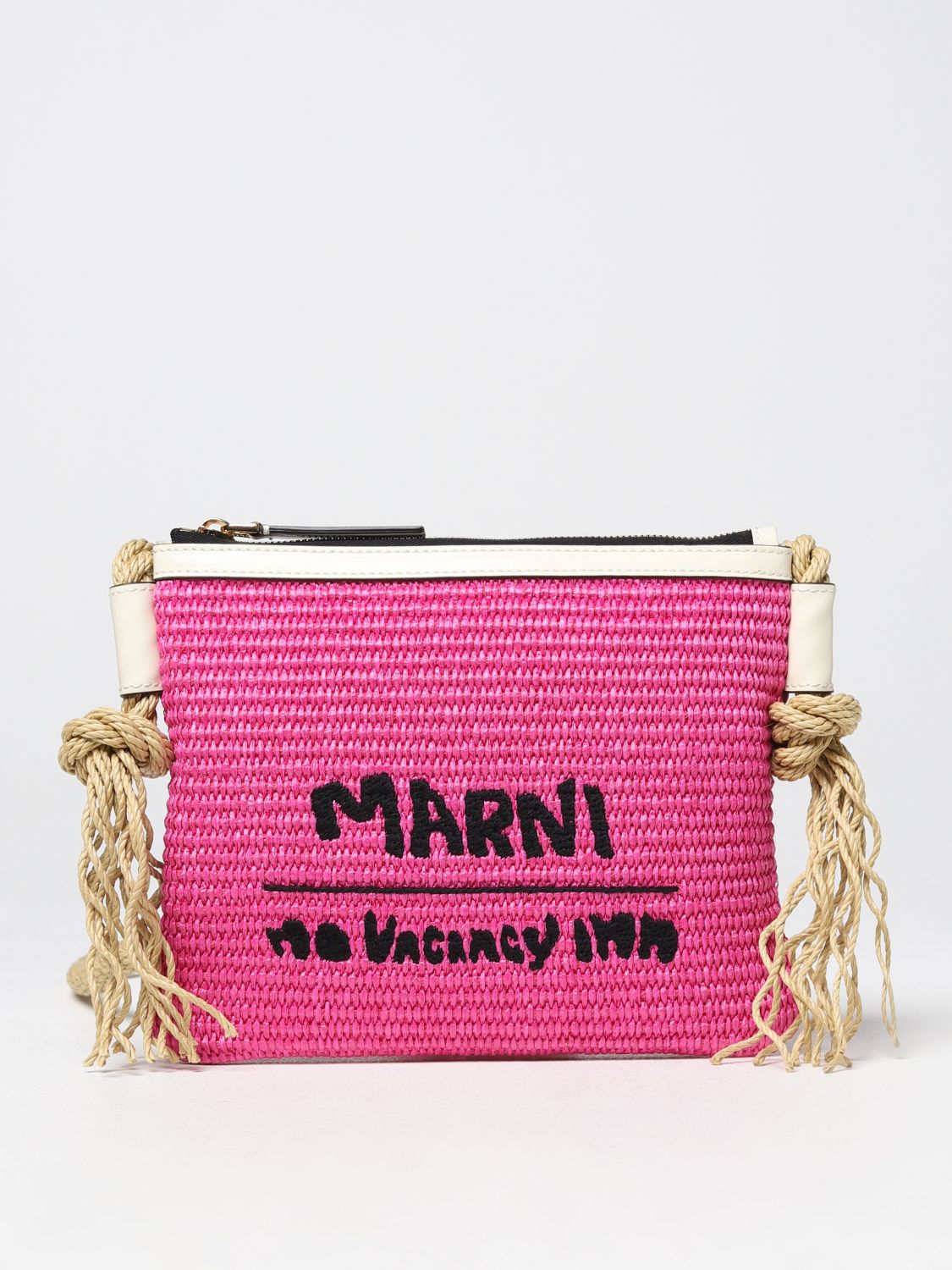 Marni X No Vacancy Inn Shoulder Bag MARNI X NO VACANCY INN Woman colour Pink