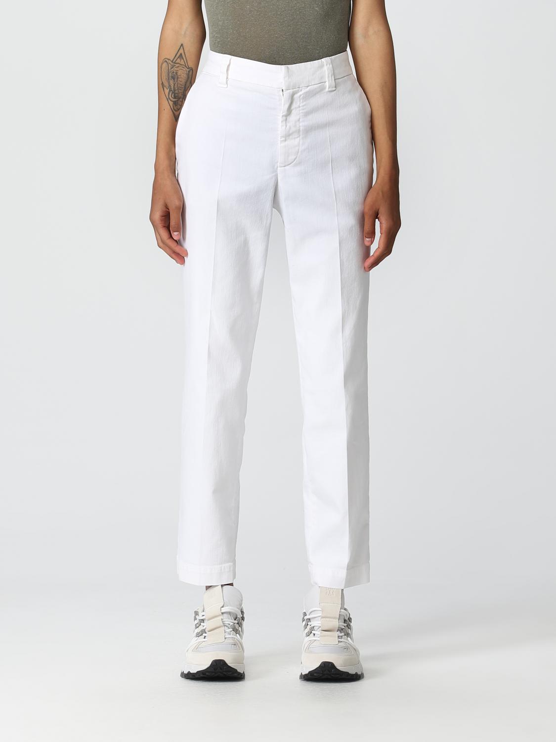 Brunello Cucinelli Trousers BRUNELLO CUCINELLI Woman colour White